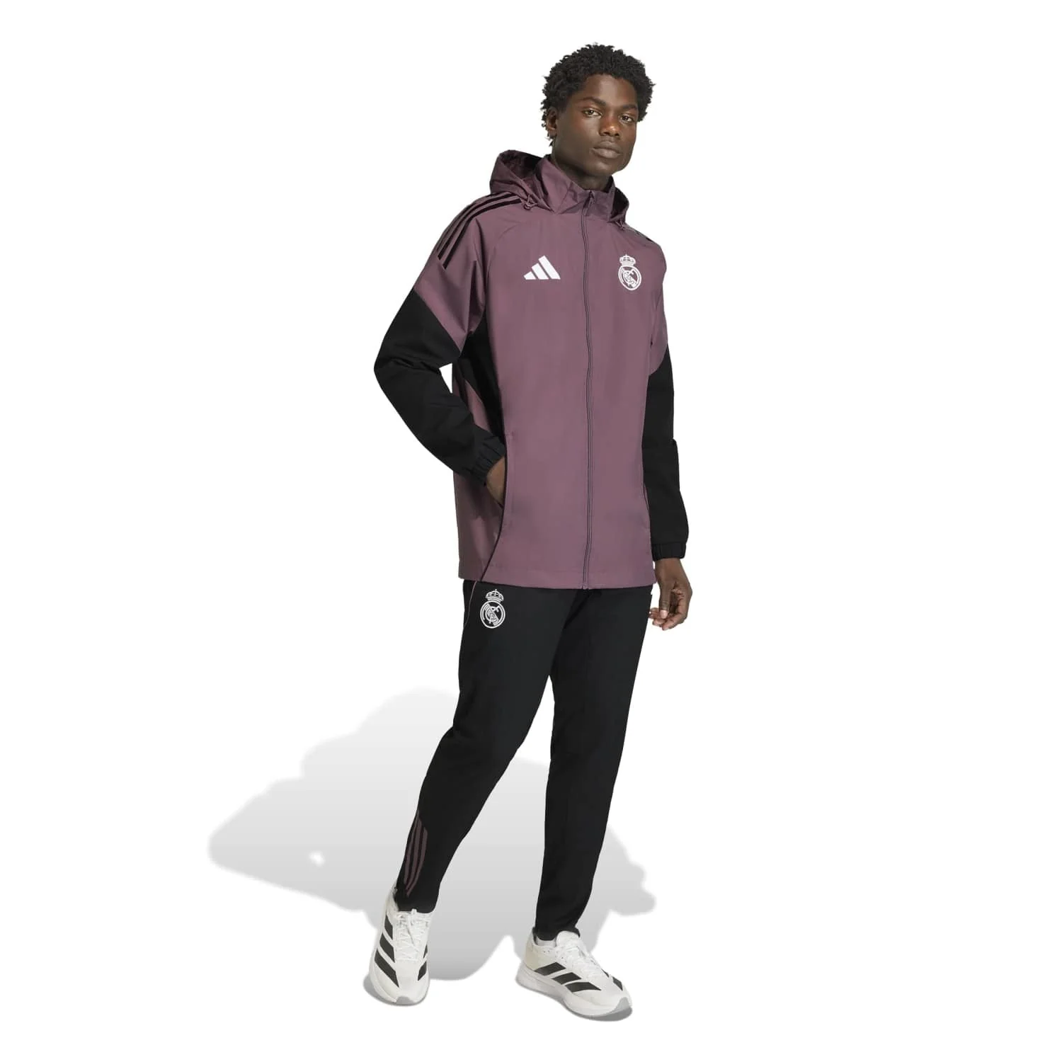 Mens adidas Training All Weather Jacket 25/26 Purple - Image 4