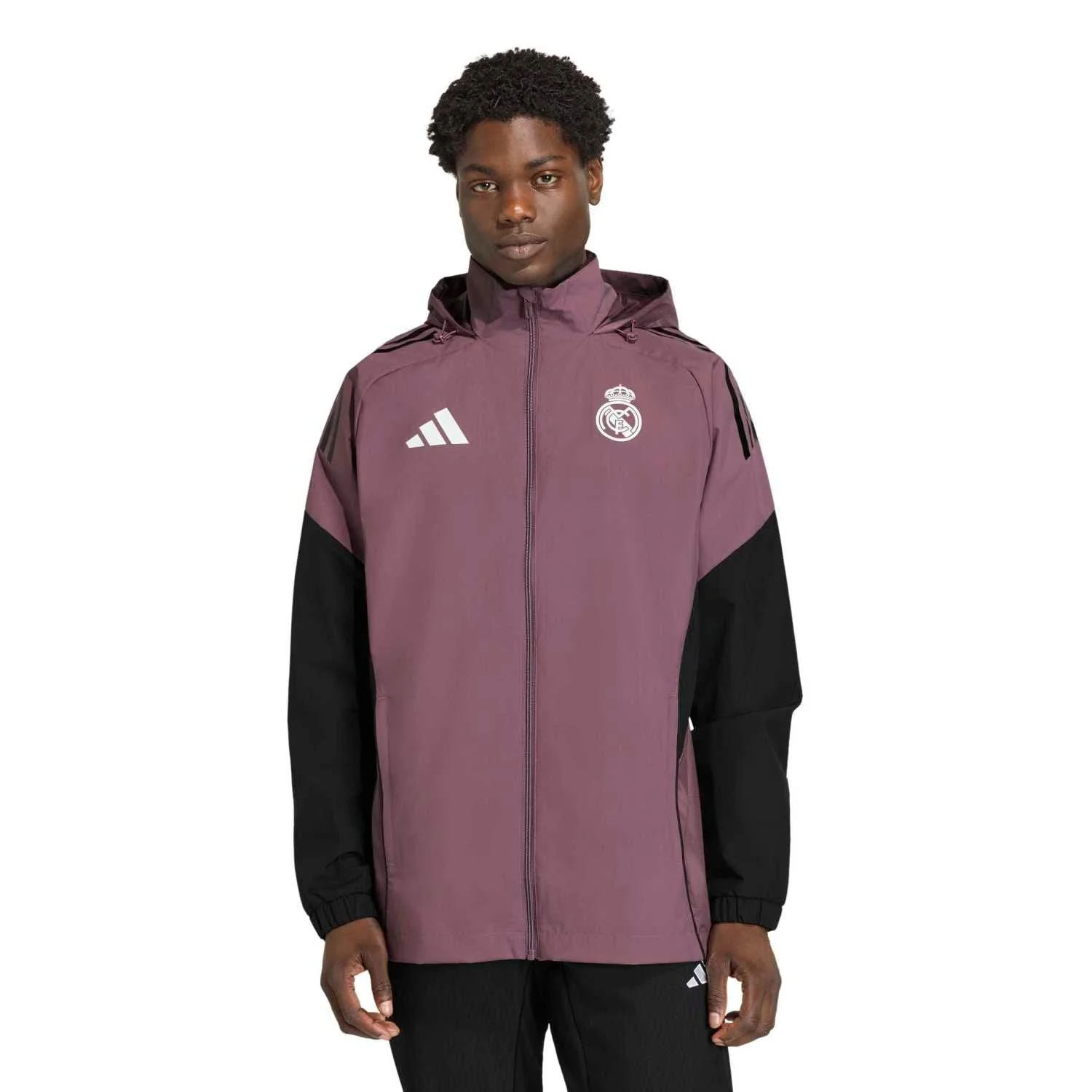 Mens adidas Training All Weather Jacket 25/26 Purple - Image 6