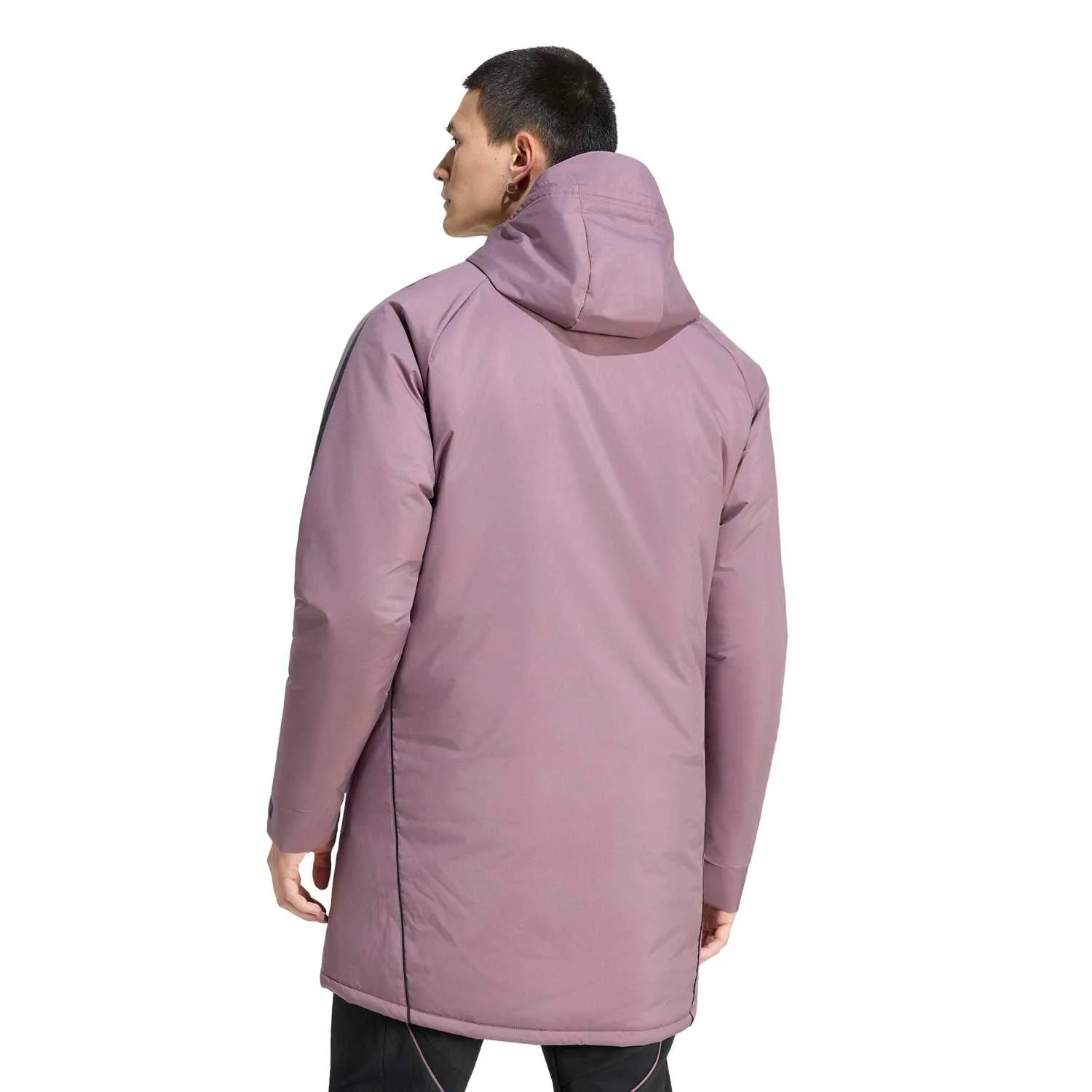 Mens adidas Training Parka 25/26 Purple - Image 3