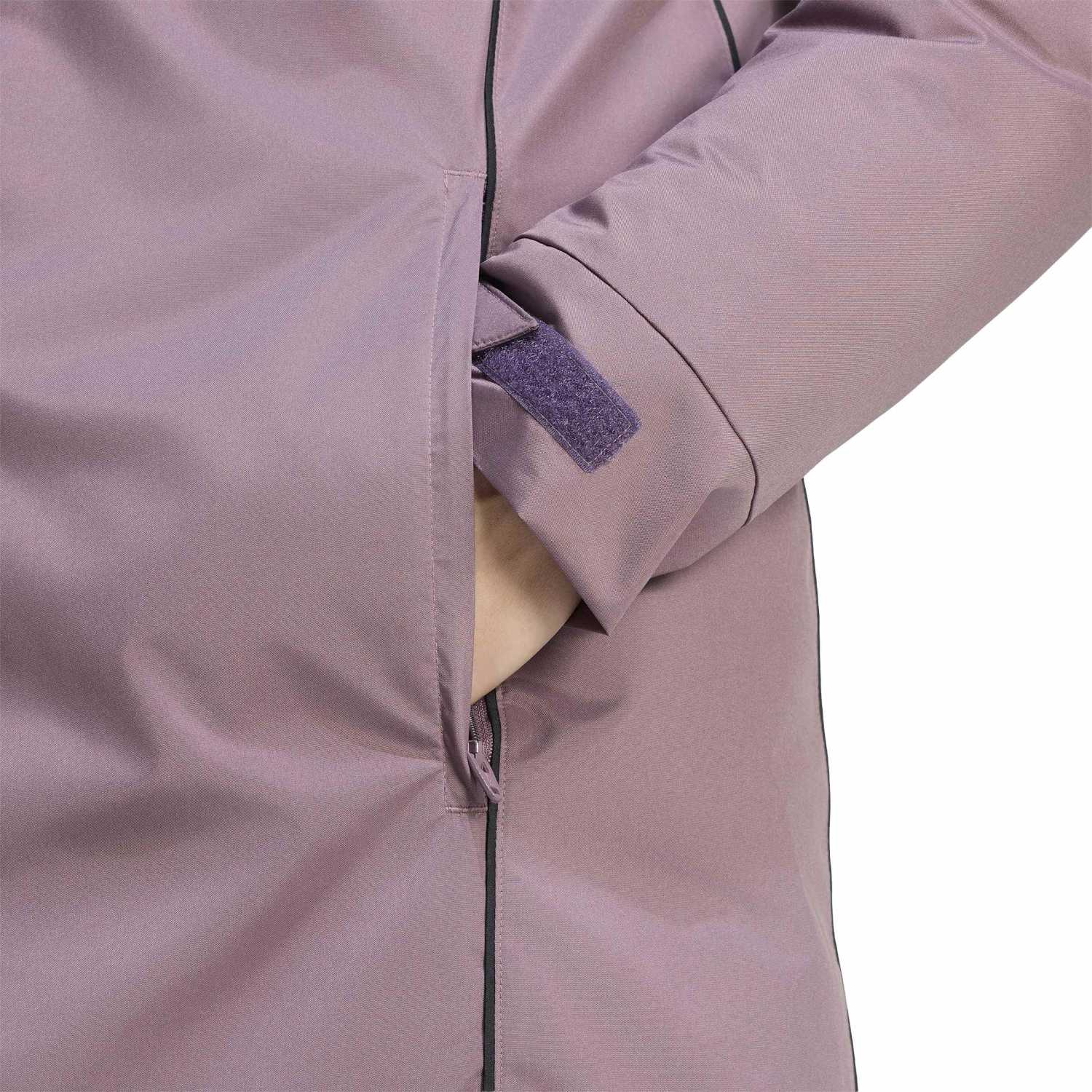 Mens adidas Training Parka 25/26 Purple - Image 6