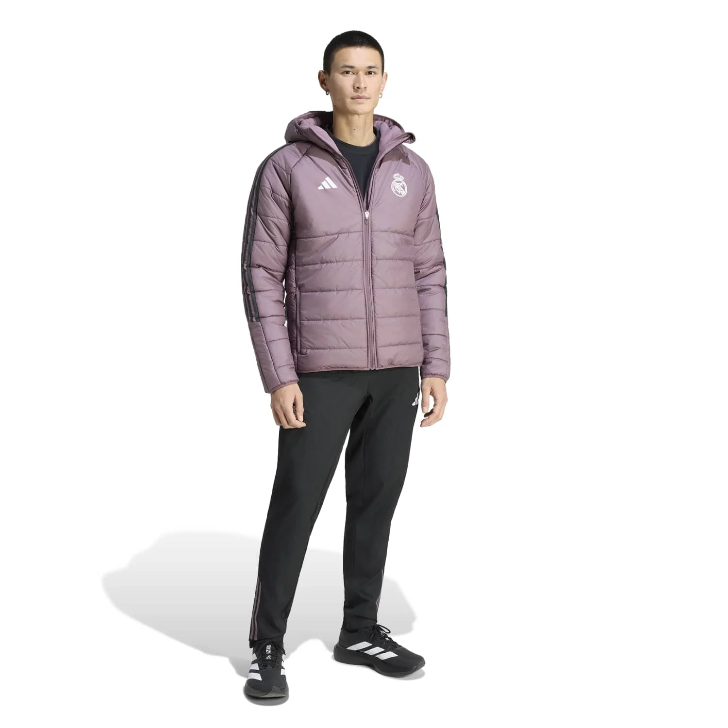 Mens adidas Training Winter Jacket 25/26 Purple - Image 4