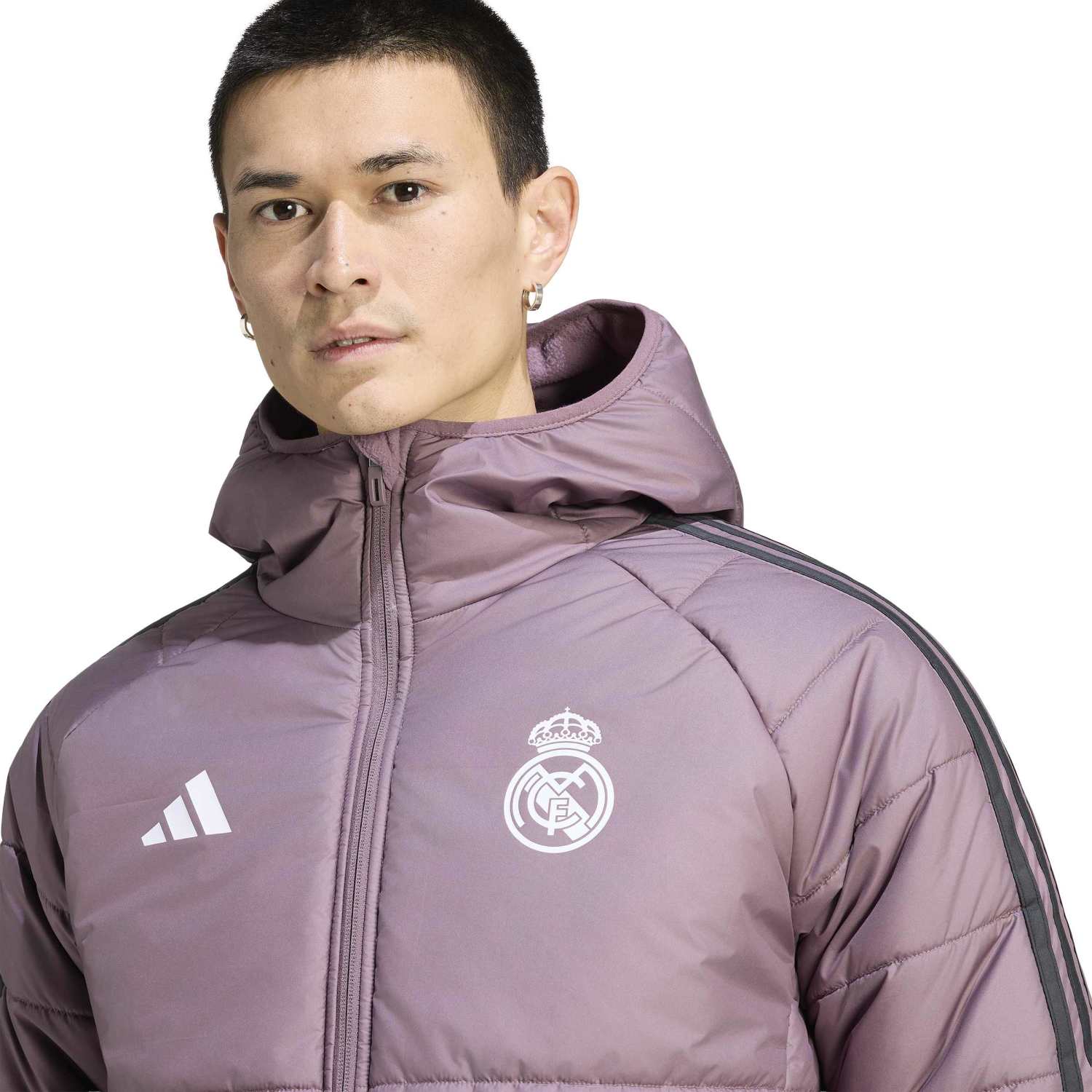 Mens adidas Training Winter Jacket 25/26 Purple - Image 5