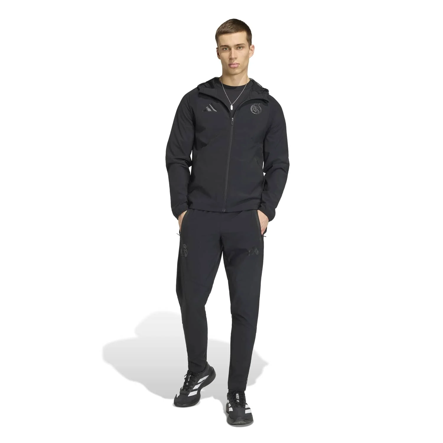 Mens adidas Tiro Travel 25/26 Black Jacket - Image 4