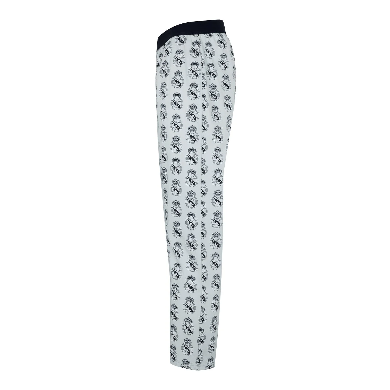 Mens Crest Print Pijama Trousers Blue/Navy - Image 3