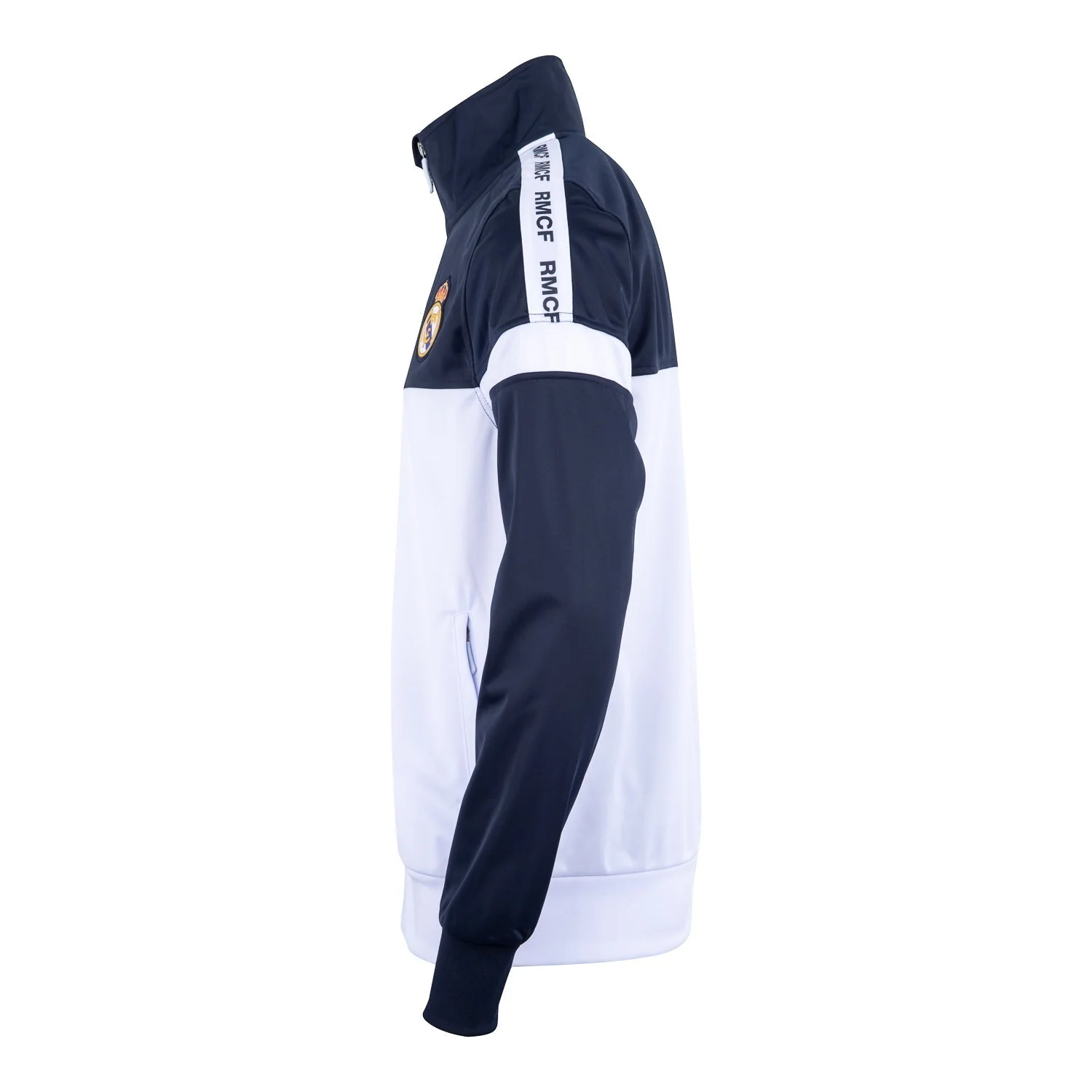 Mens RMCF Tracksuit Navy/White - Image 4