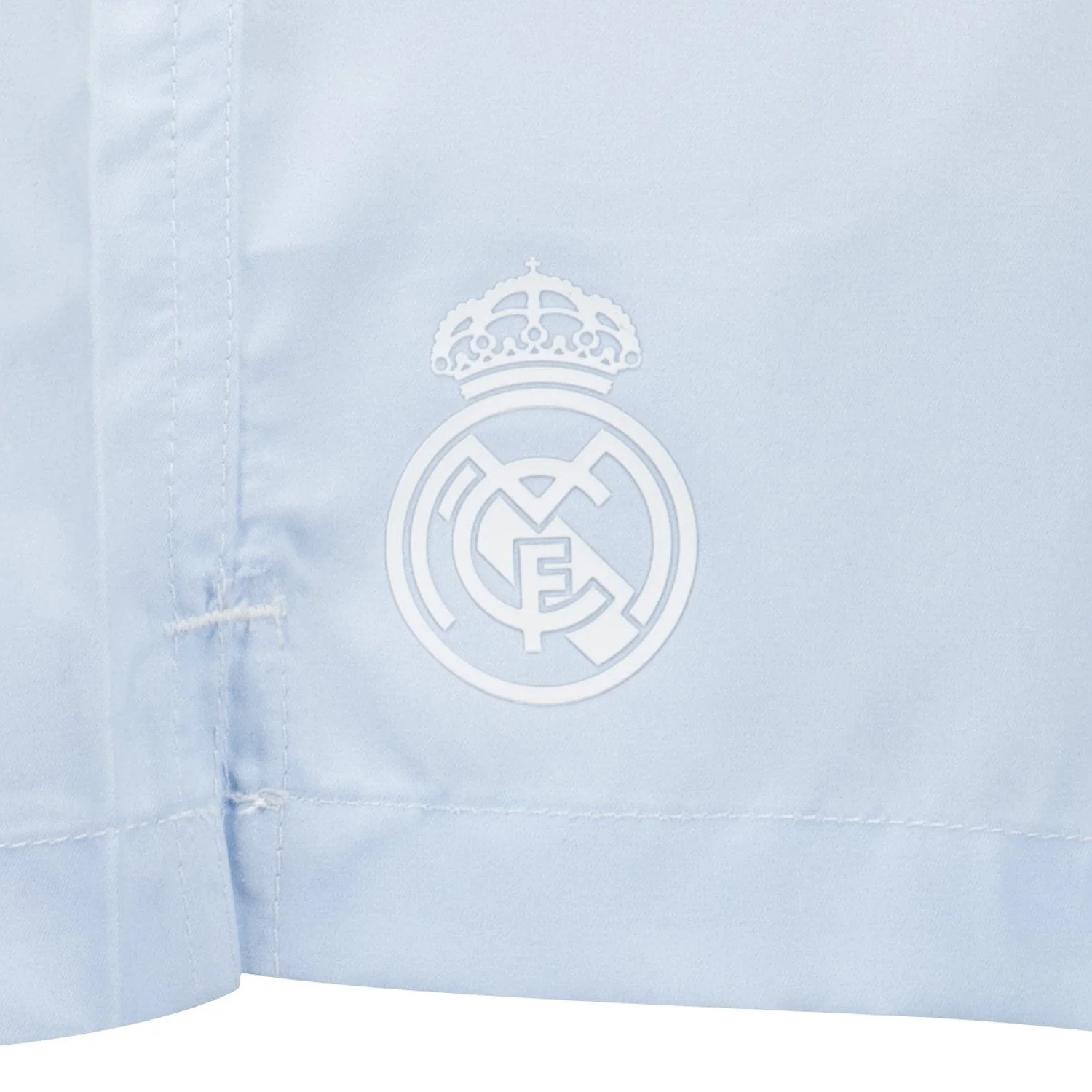 Mens Real Madrid Degrade Light Blue Swimshorts - Image 5