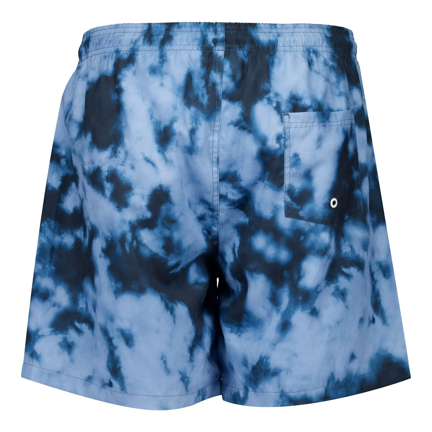 Mens Real Madrid Tye Dye Black Swimshorts - Image 4