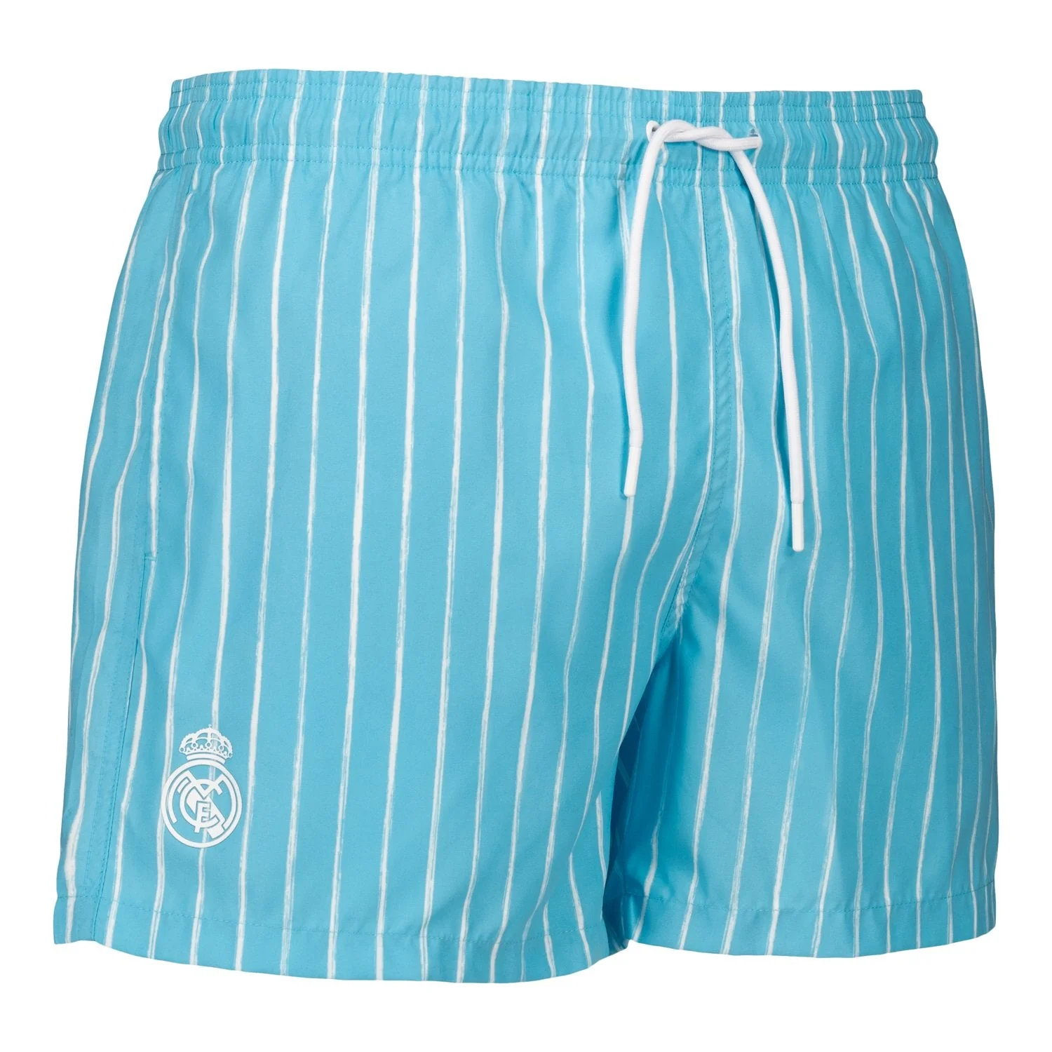 Men’s Aquamarine Stripe Swim Shorts - Image 2