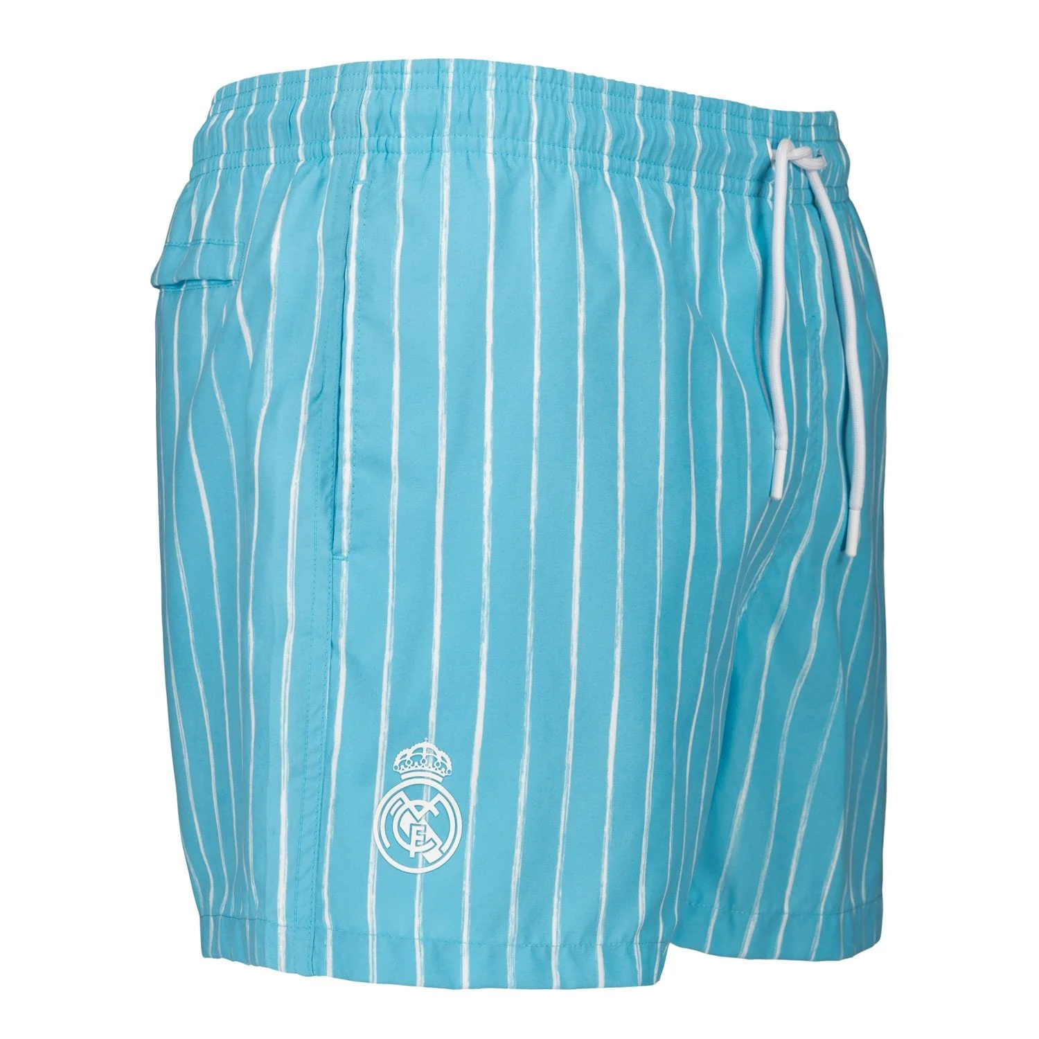 Men’s Aquamarine Stripe Swim Shorts - Image 3
