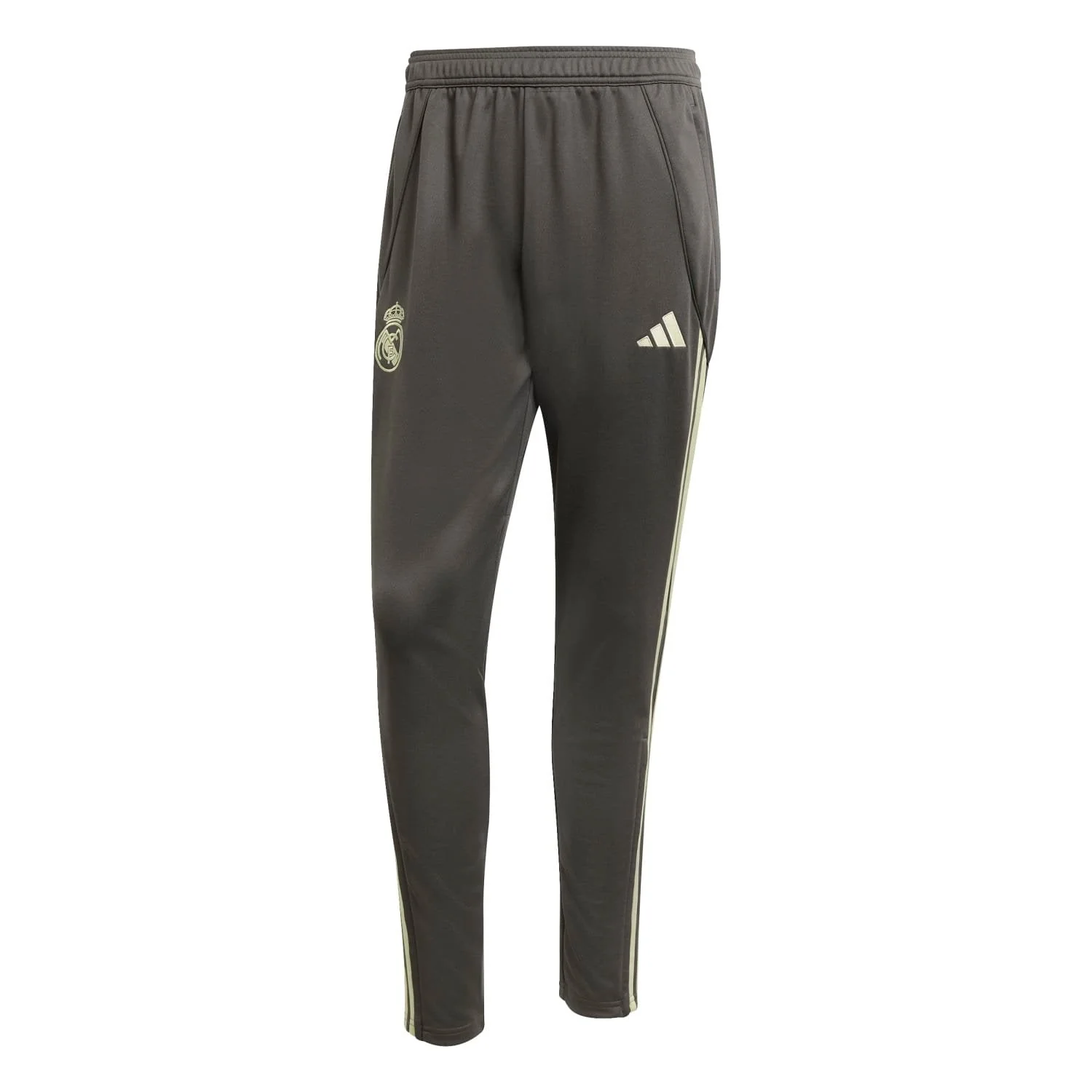 Mens adidas Training Tracksuit 25/26 Lime Green/ Dark Olive - Image 3