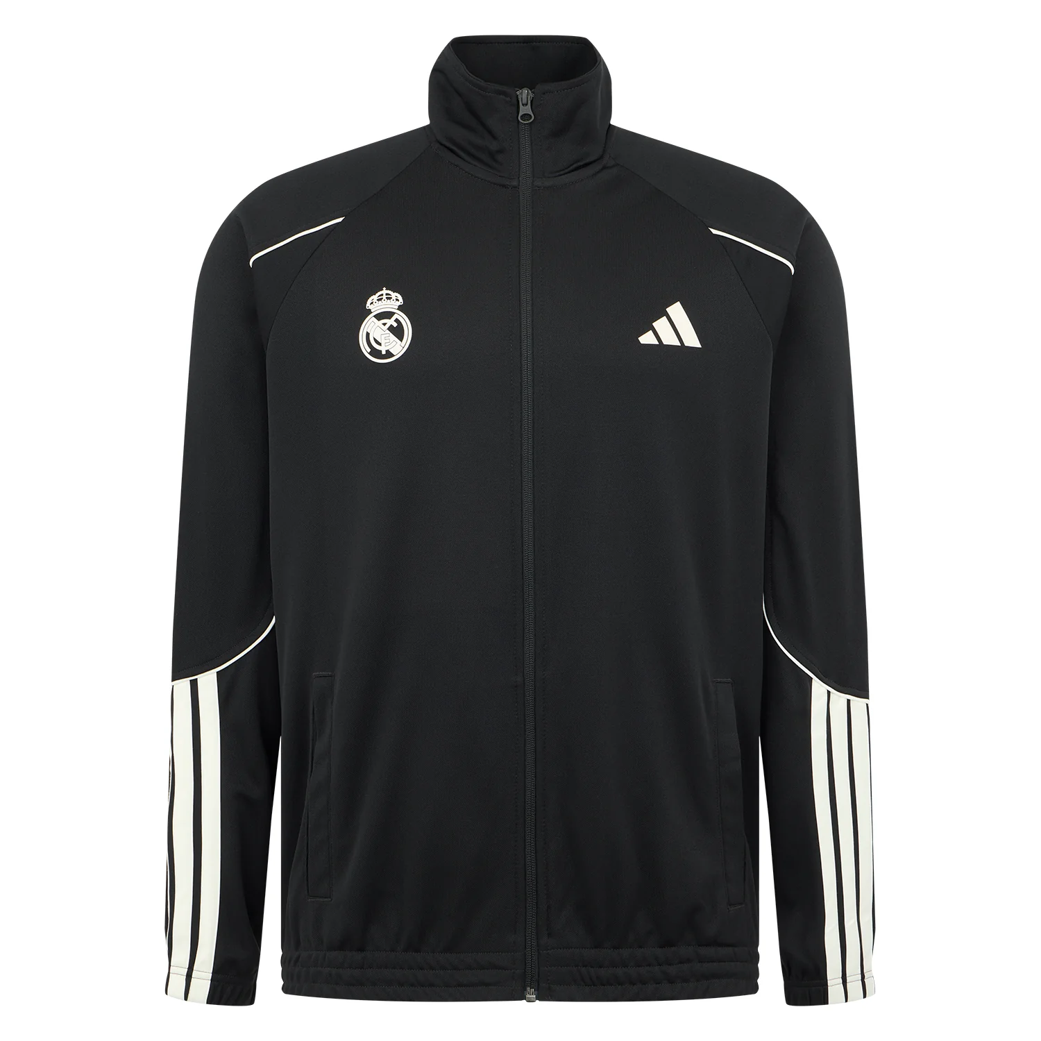 Mens adidas Stadium Tracksuit Black - Image 3