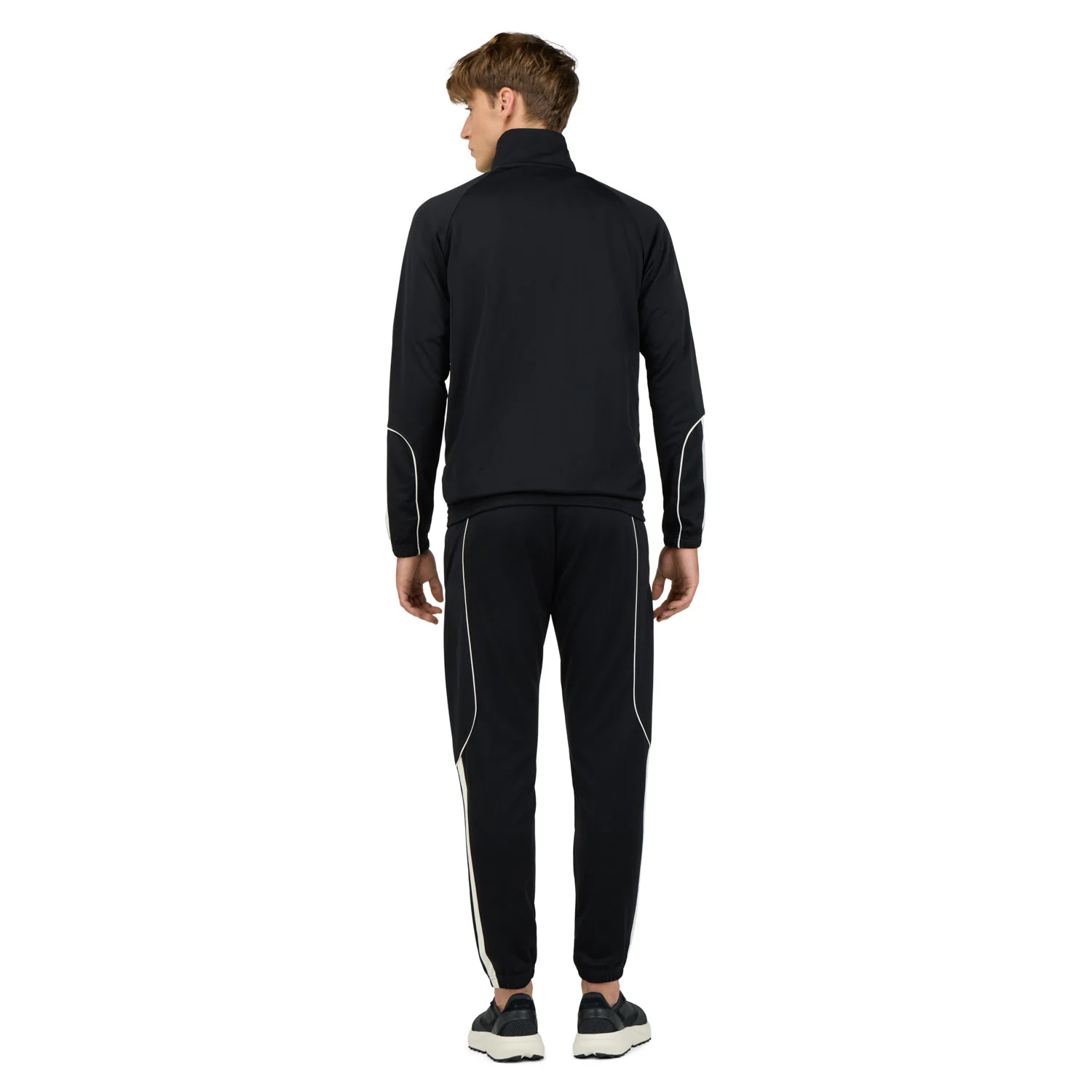 Mens adidas Stadium Tracksuit Black - Image 8