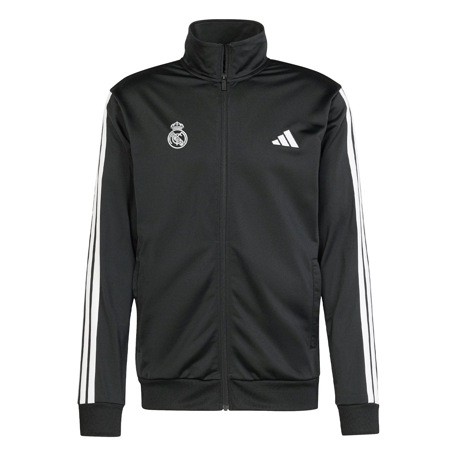 Mens adidas Tracksuit Black - Image 3