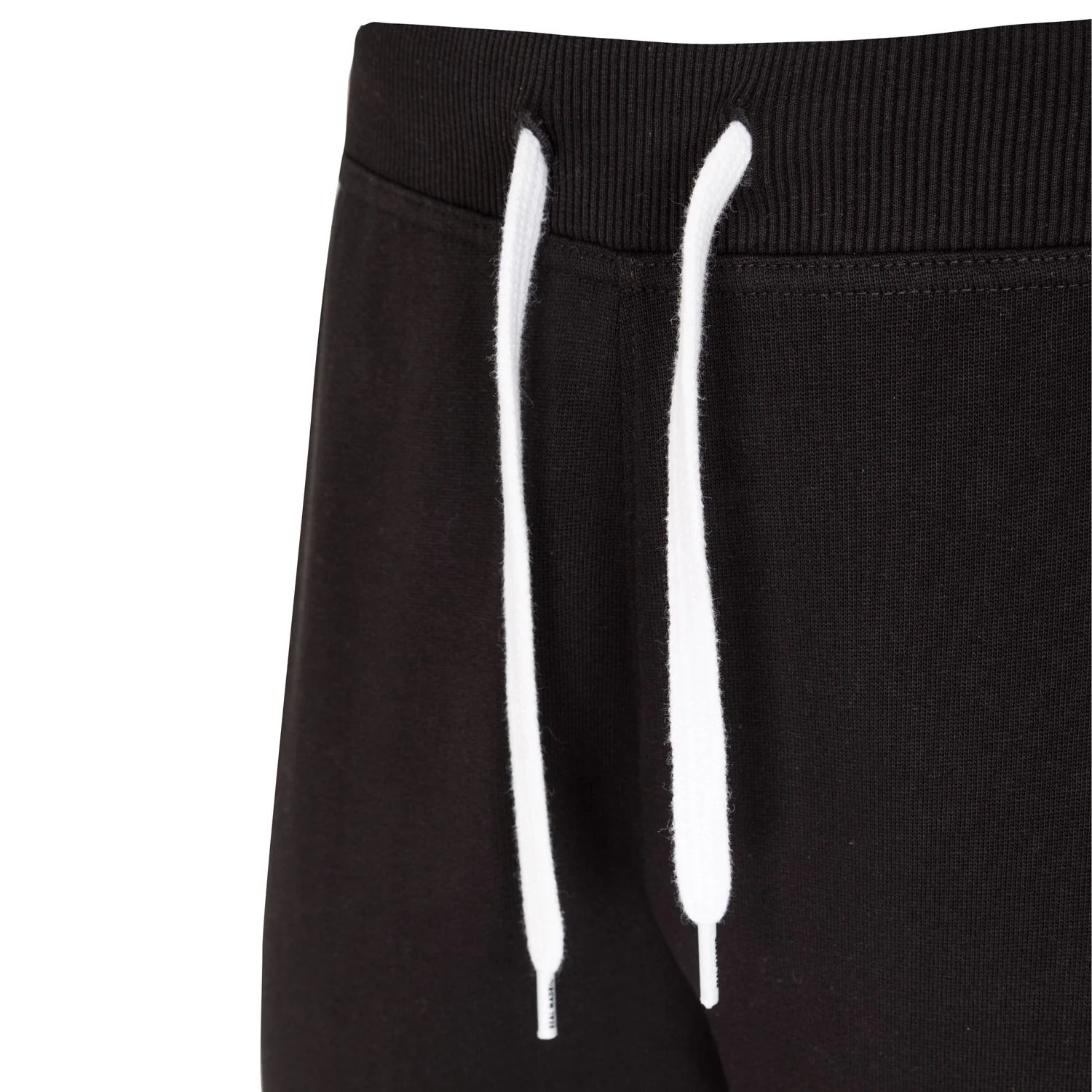 Mens Essentials Color Crest Jogger Trousers Black - Image 3