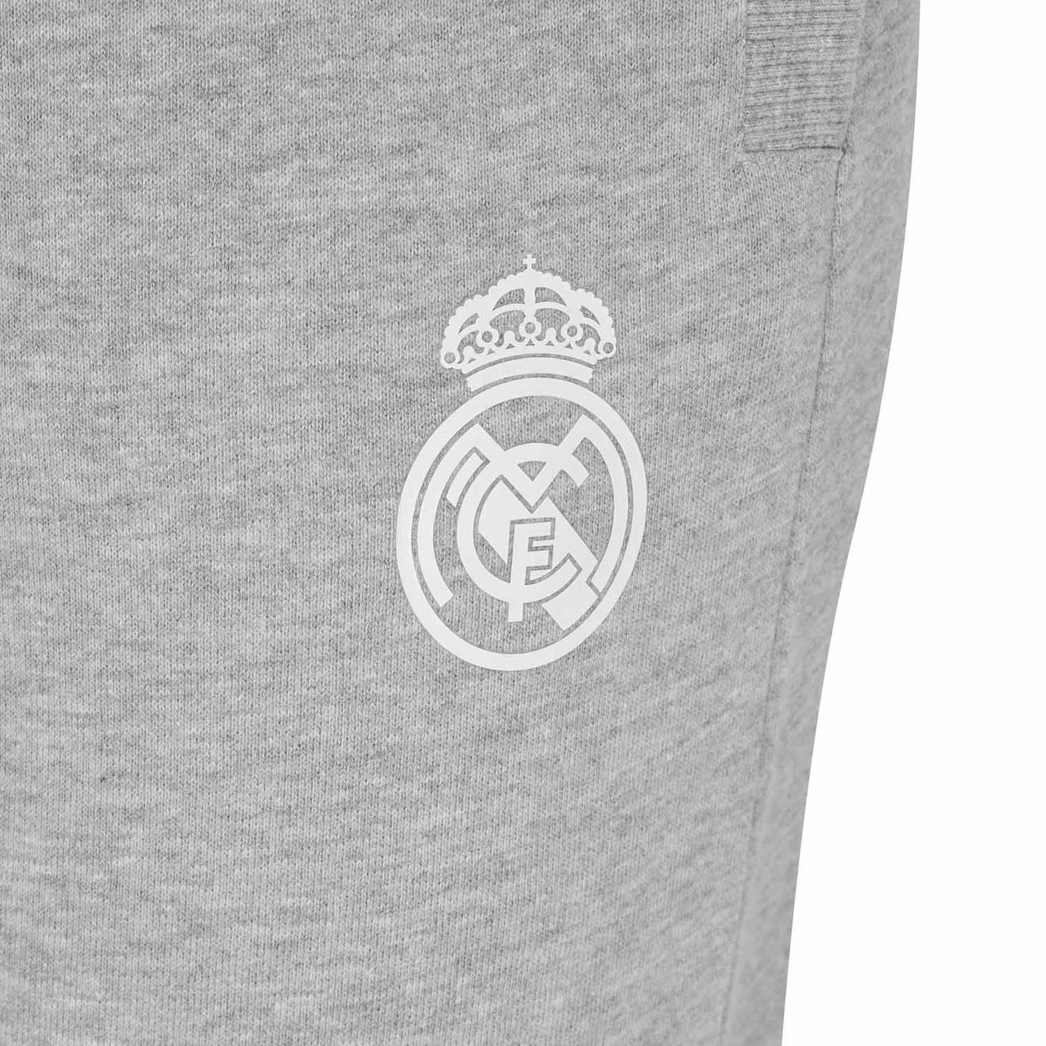 Mens Essentials Monocolor Crest Jogger Trousers Light Grey - Image 3