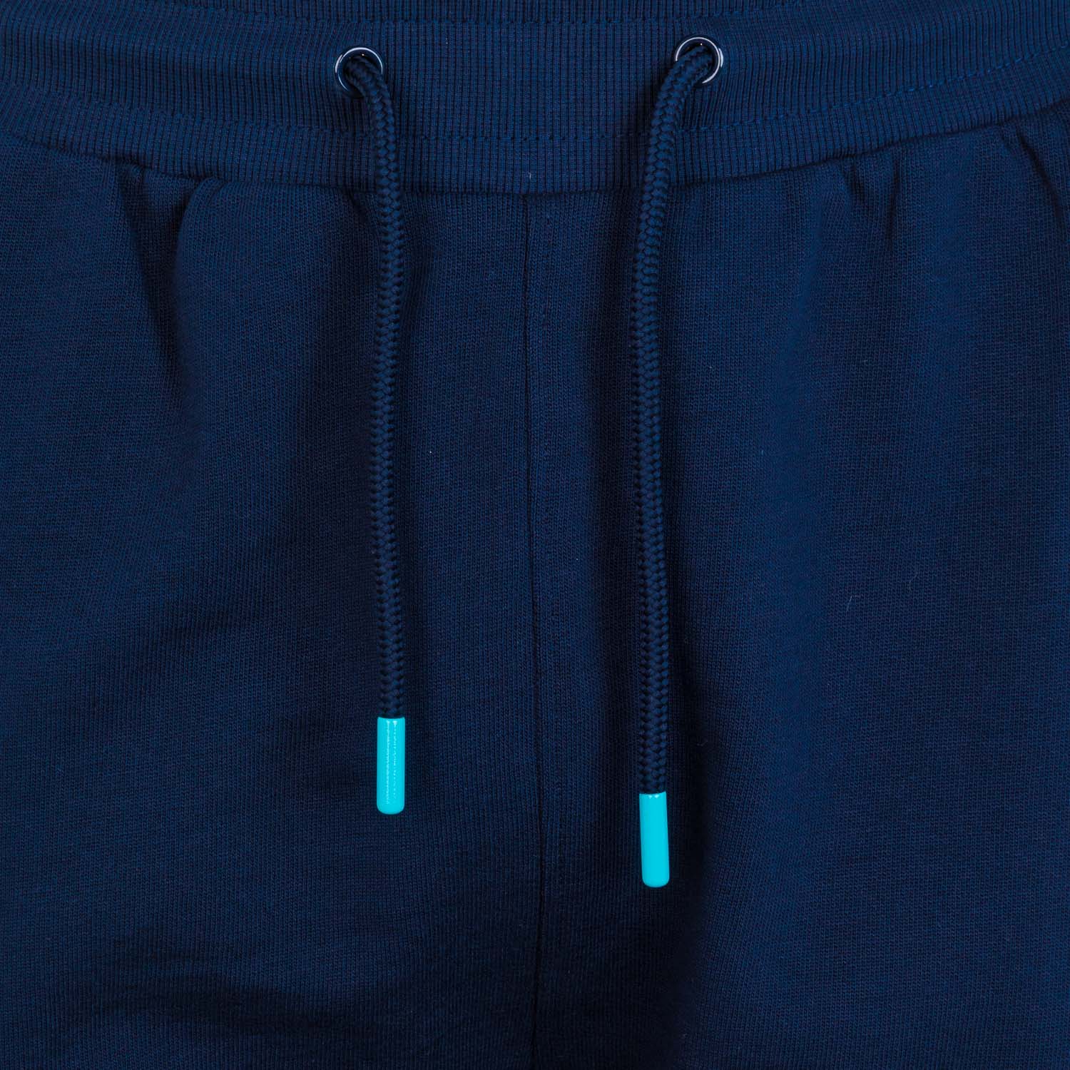 Madrid Sky Mens Tape Side Sweat Shorts Navy - Image 5