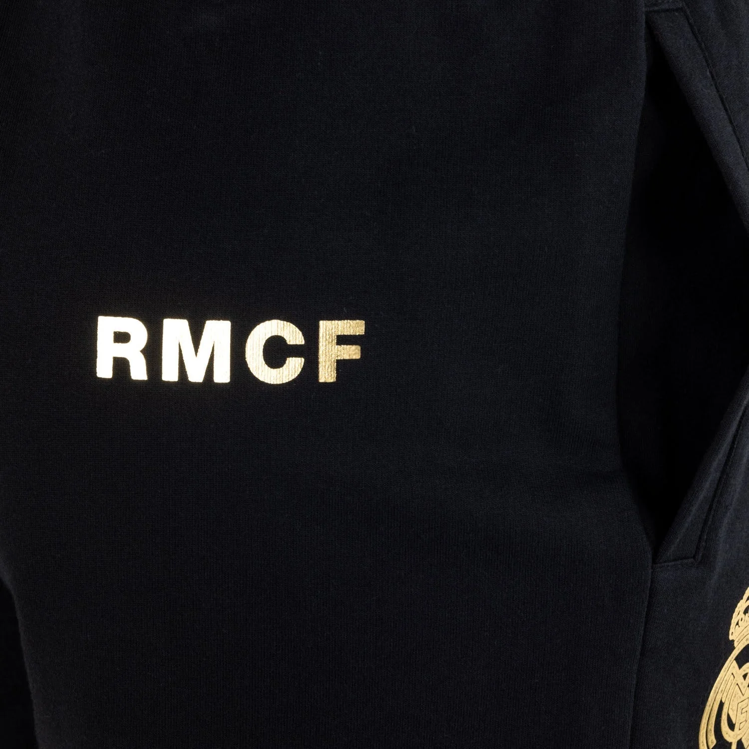 Mens Black & Gold Shorts - Image 3