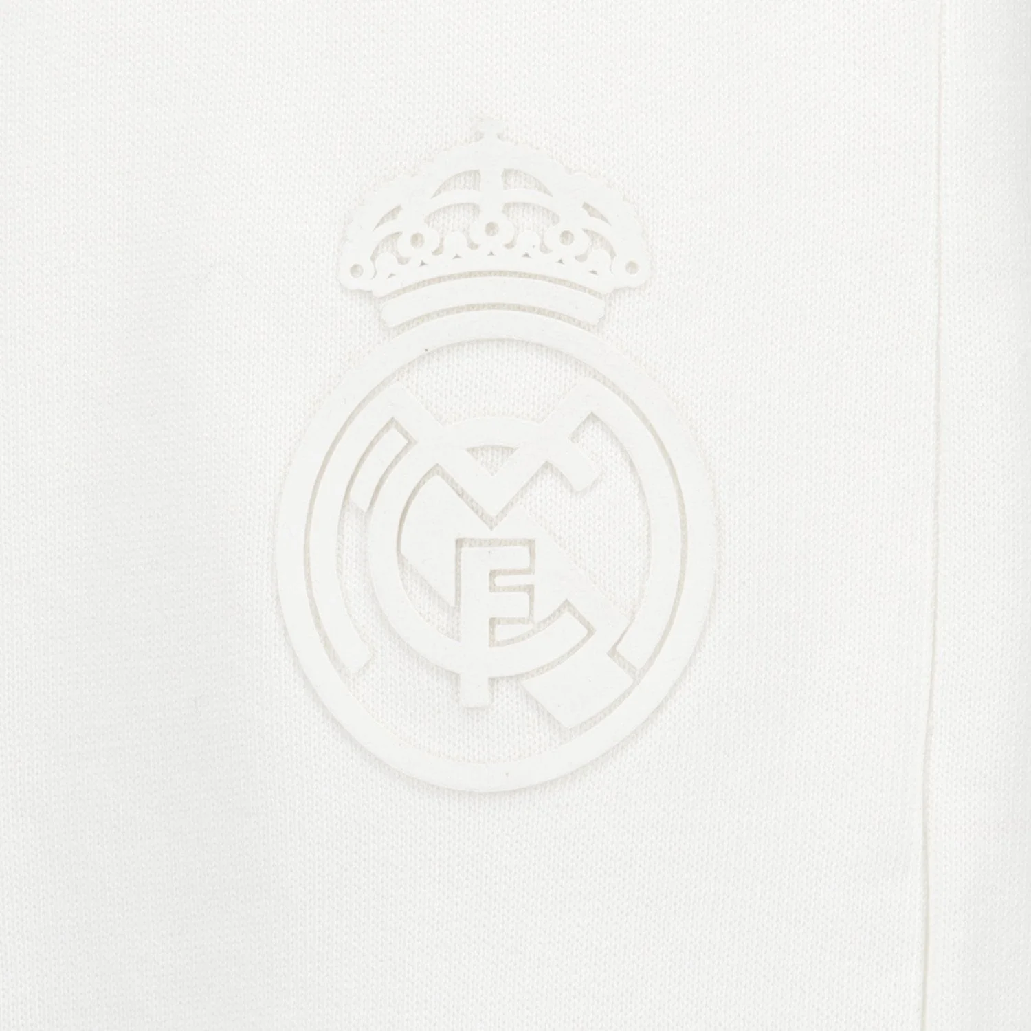 Mens Pastel Sweat Shorts White Real Madrid - Image 5