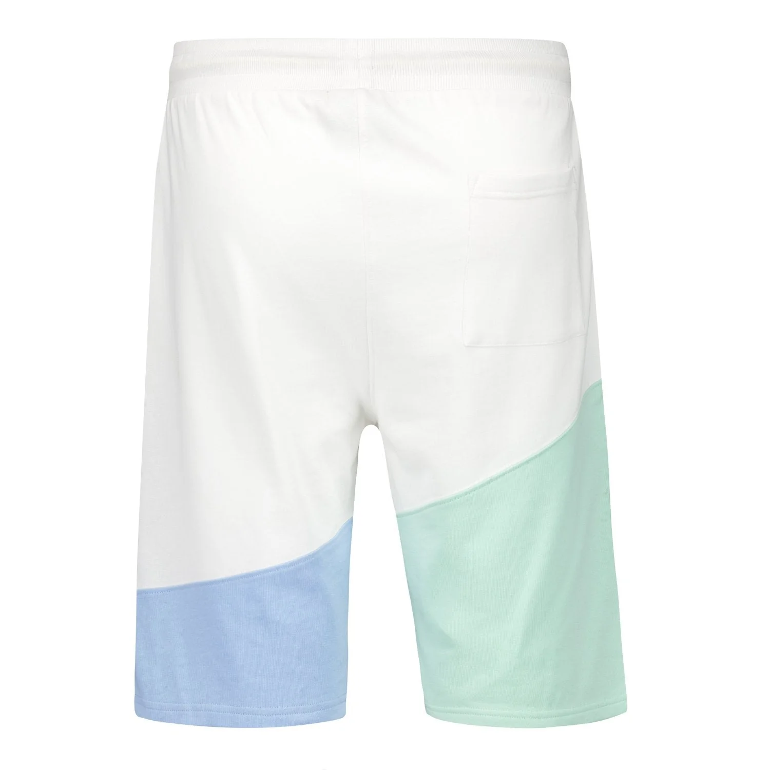 Mens Pastel Diagonal Panel Shorts Multicolor Real Madrid - Image 5