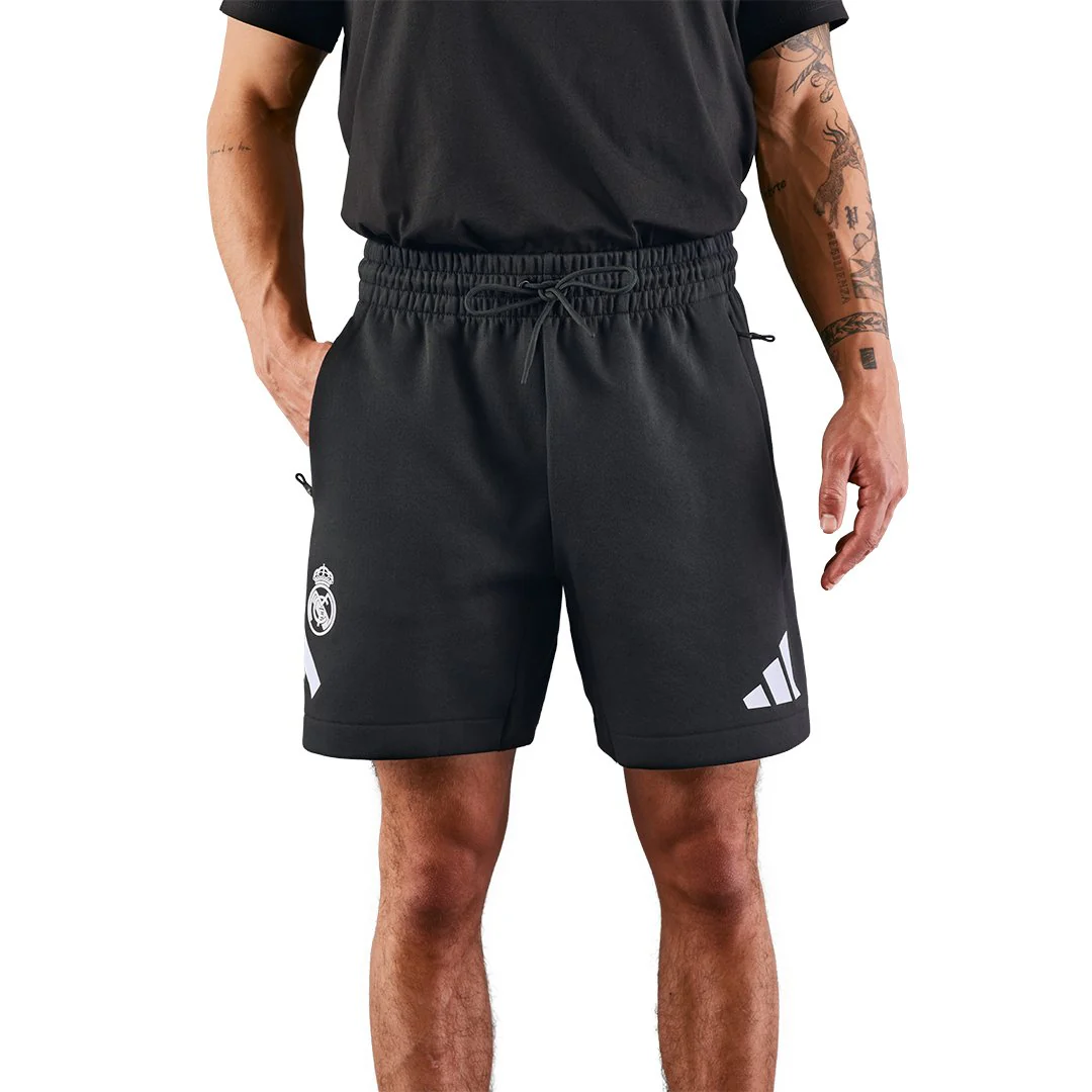 Mens adidas Real Urban Shorts Black - Image 2