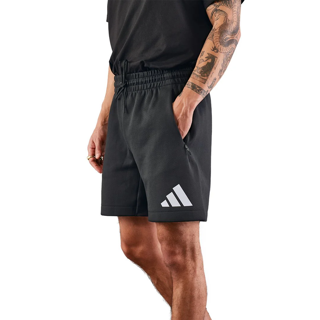 Mens adidas Real Urban Shorts Black - Image 5