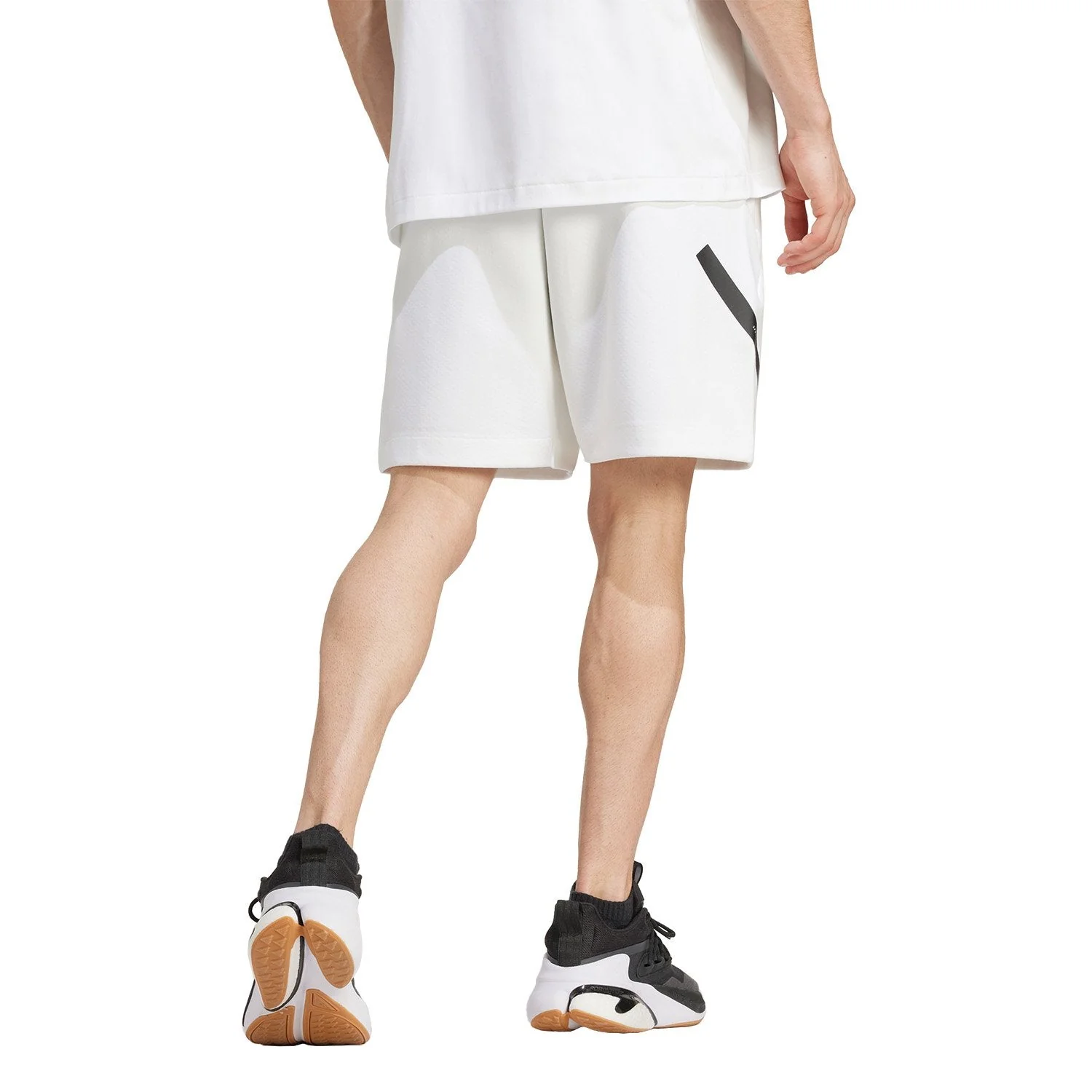 Mens adidas Real Urban Shorts White - Image 3