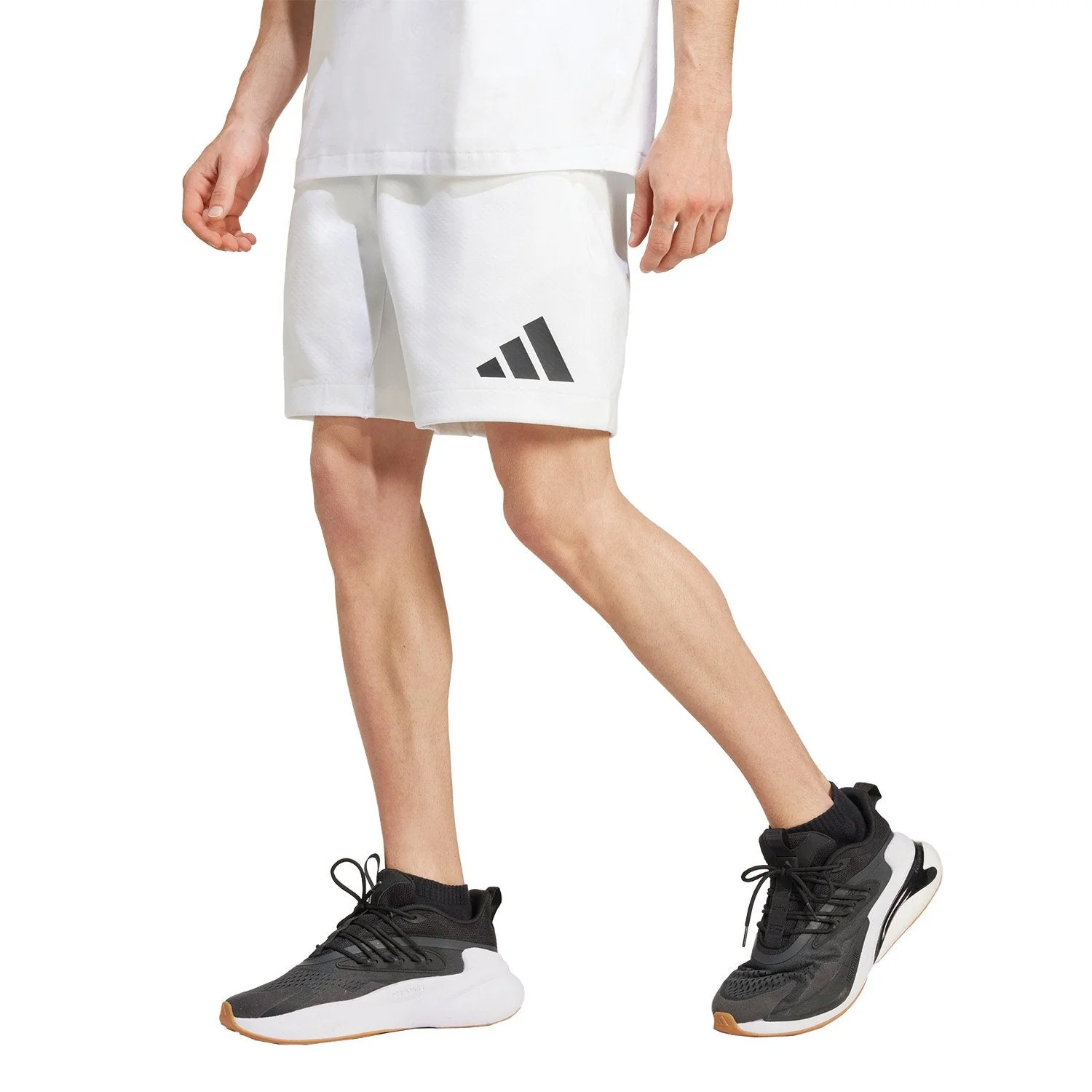 Mens adidas Real Urban Shorts White - Image 4