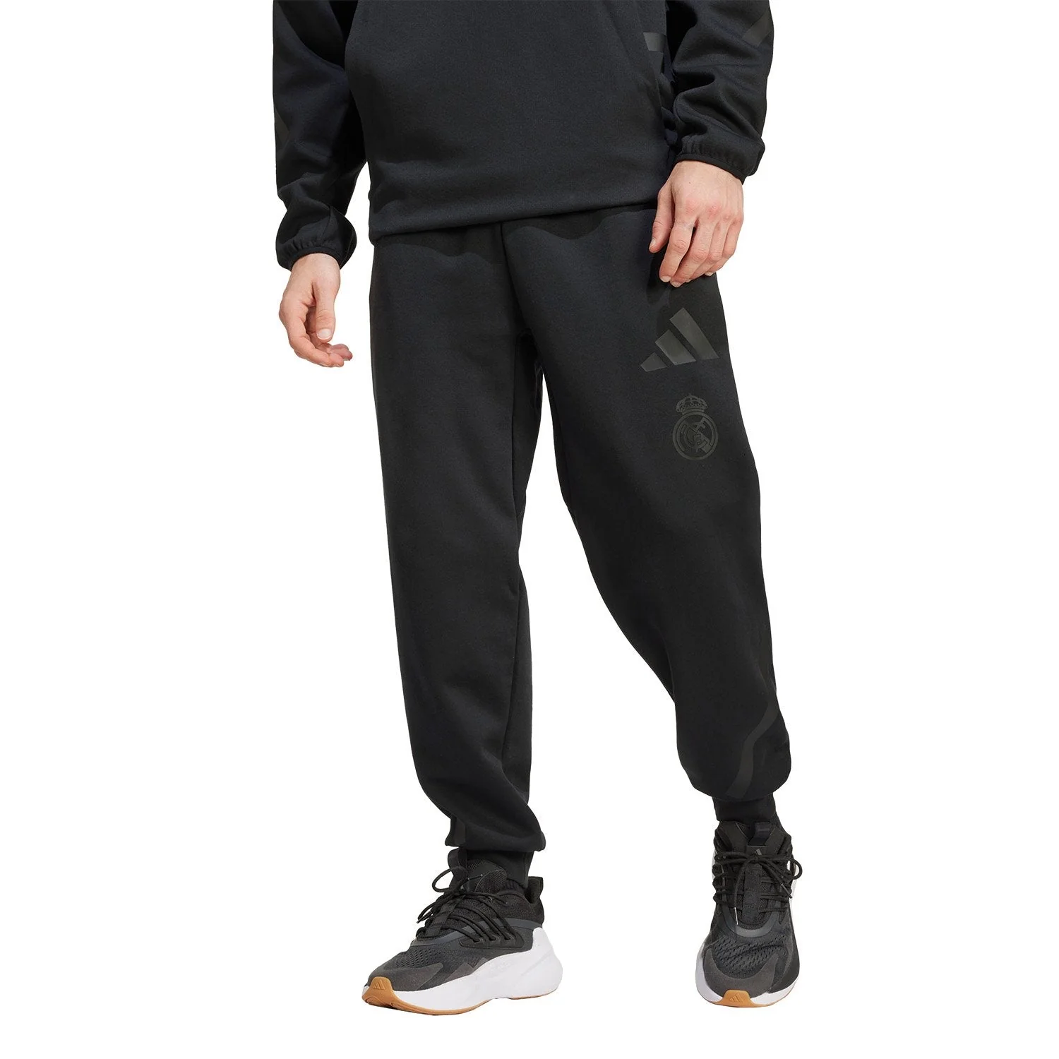 Mens adidas Real Urban Trousers Black - Image 2