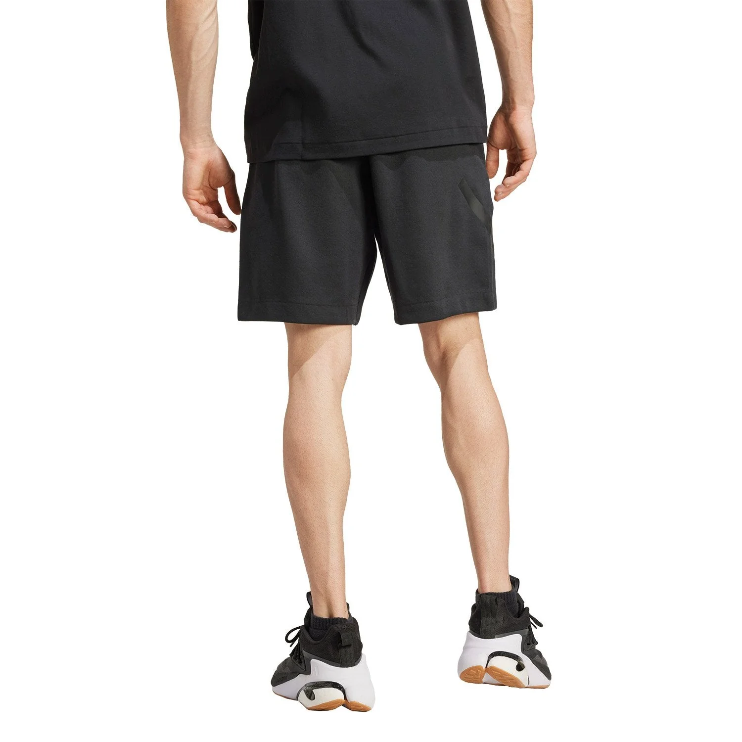 Mens adidas Real Urban Shorts Black - Image 3