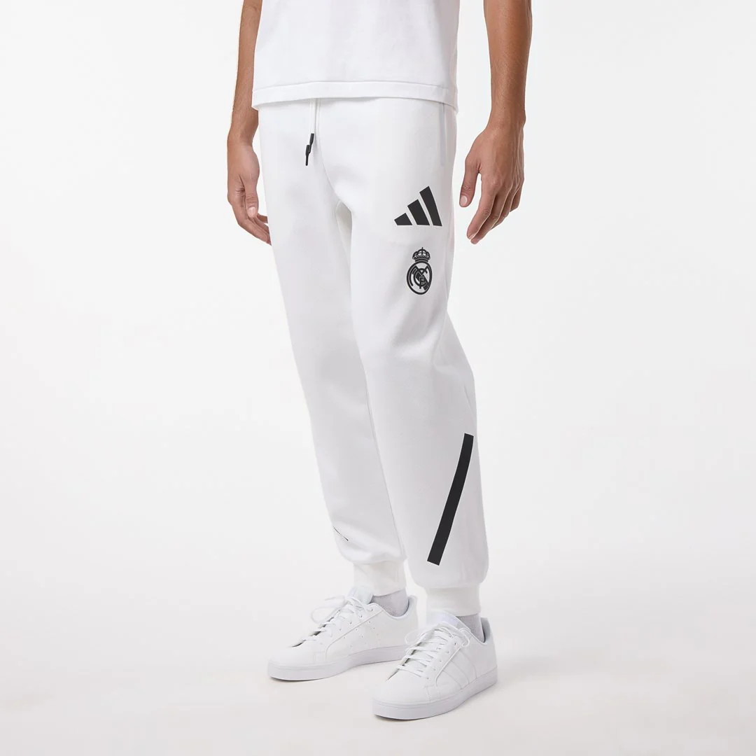 Mens adidas Real Urban Trousers White - Image 5