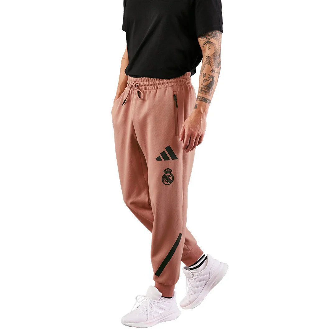 Mens adidas Real Urban Trousers Brown - Image 4