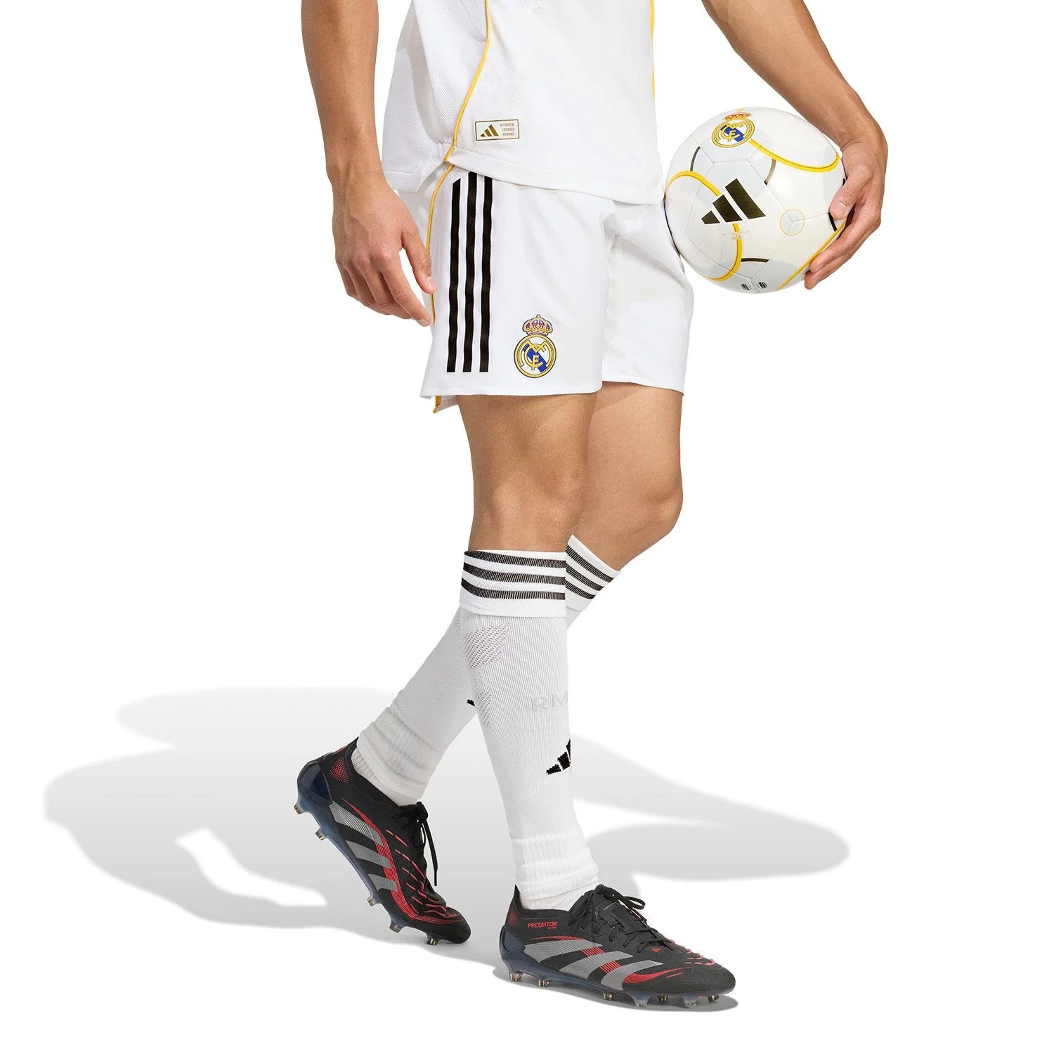 Mens Home Authentic Shorts 25/26 White - Image 4