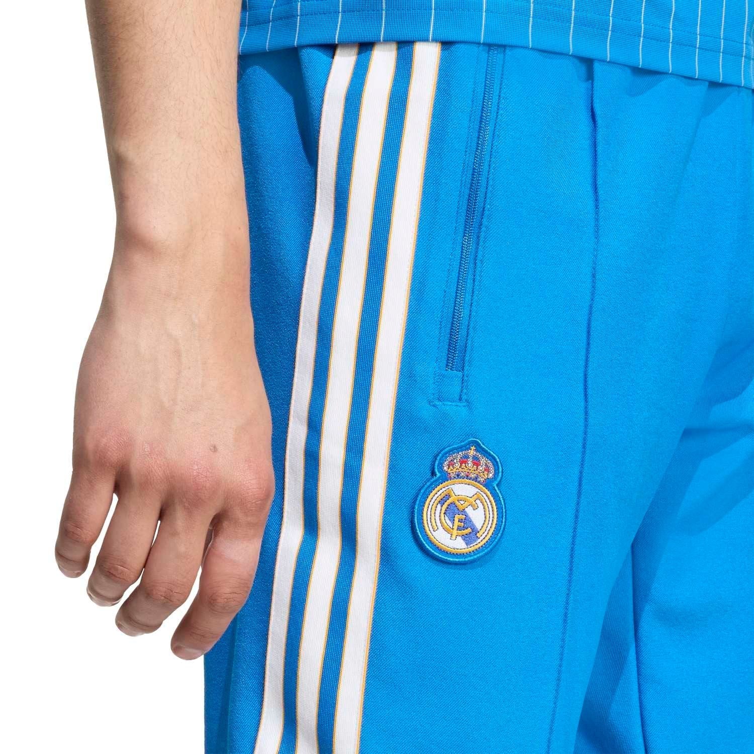 Mens adidas Originals Terrace Icons Track Trousers 25/26 Blue - Image 5