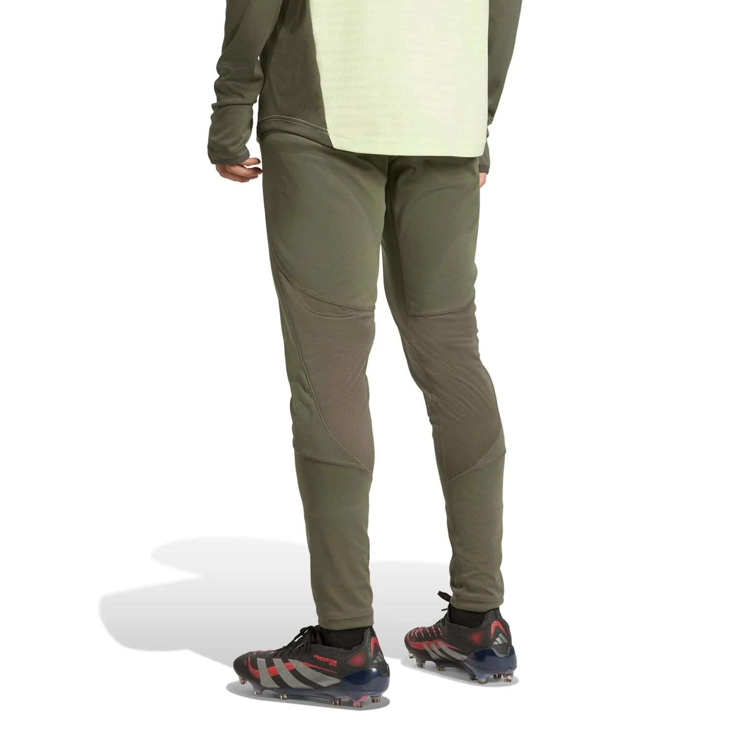 Mens adidas Pro Training Trousers 25/26 Dark Olive - Image 5