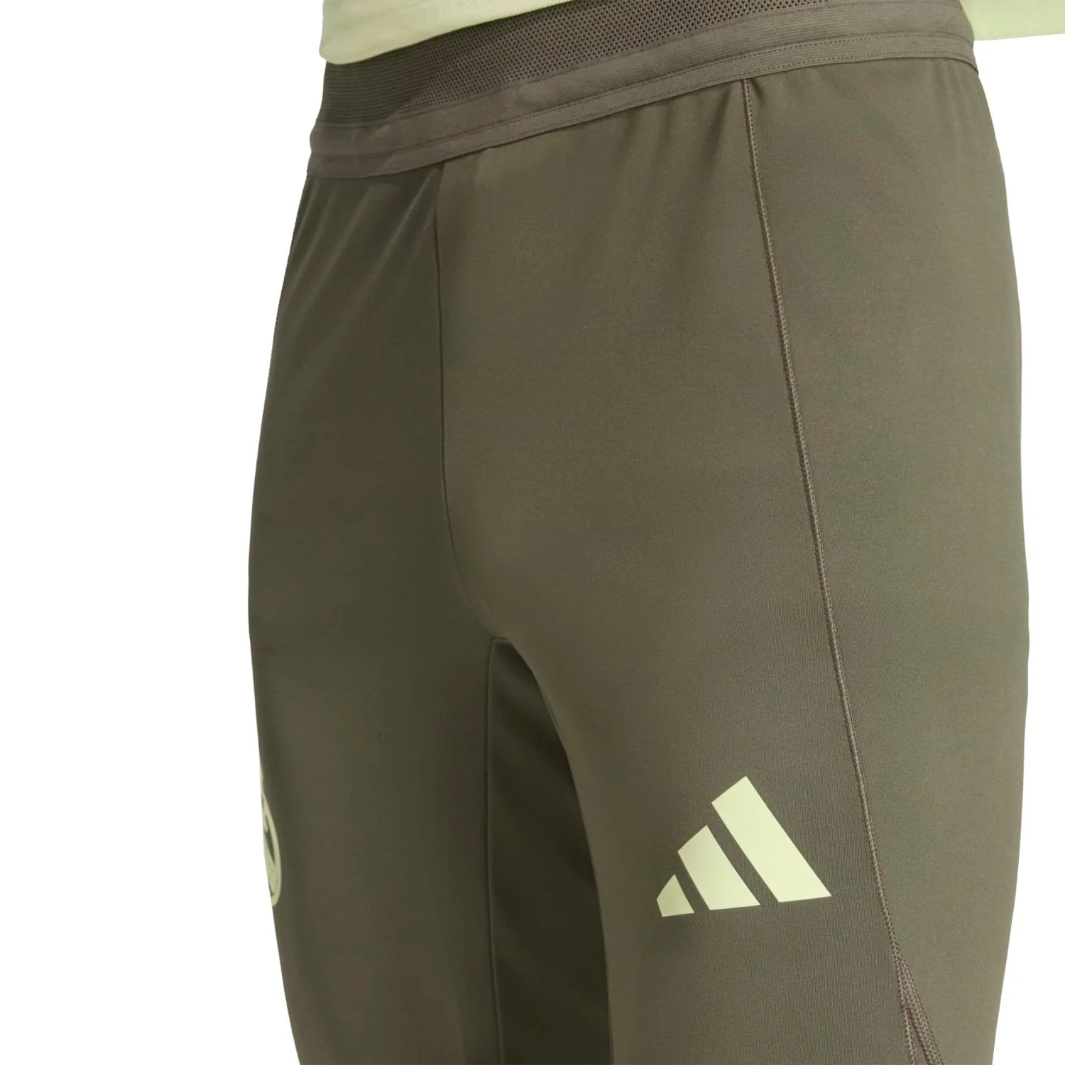Mens adidas Pro Training Trousers 25/26 Dark Olive - Image 7