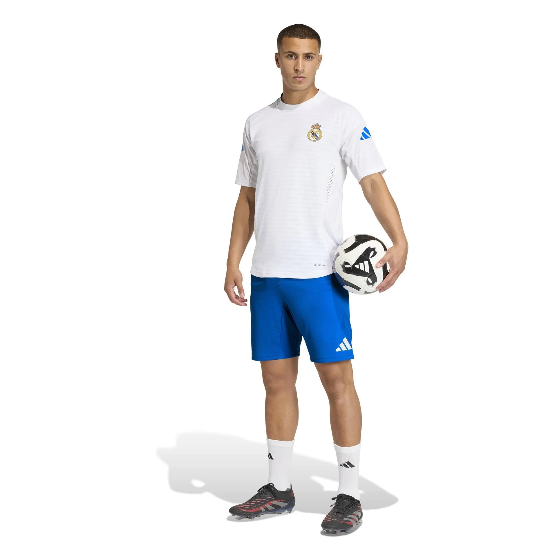 Mens adidas UCL Pro Training Shorts 25/26 Blue - Image 5