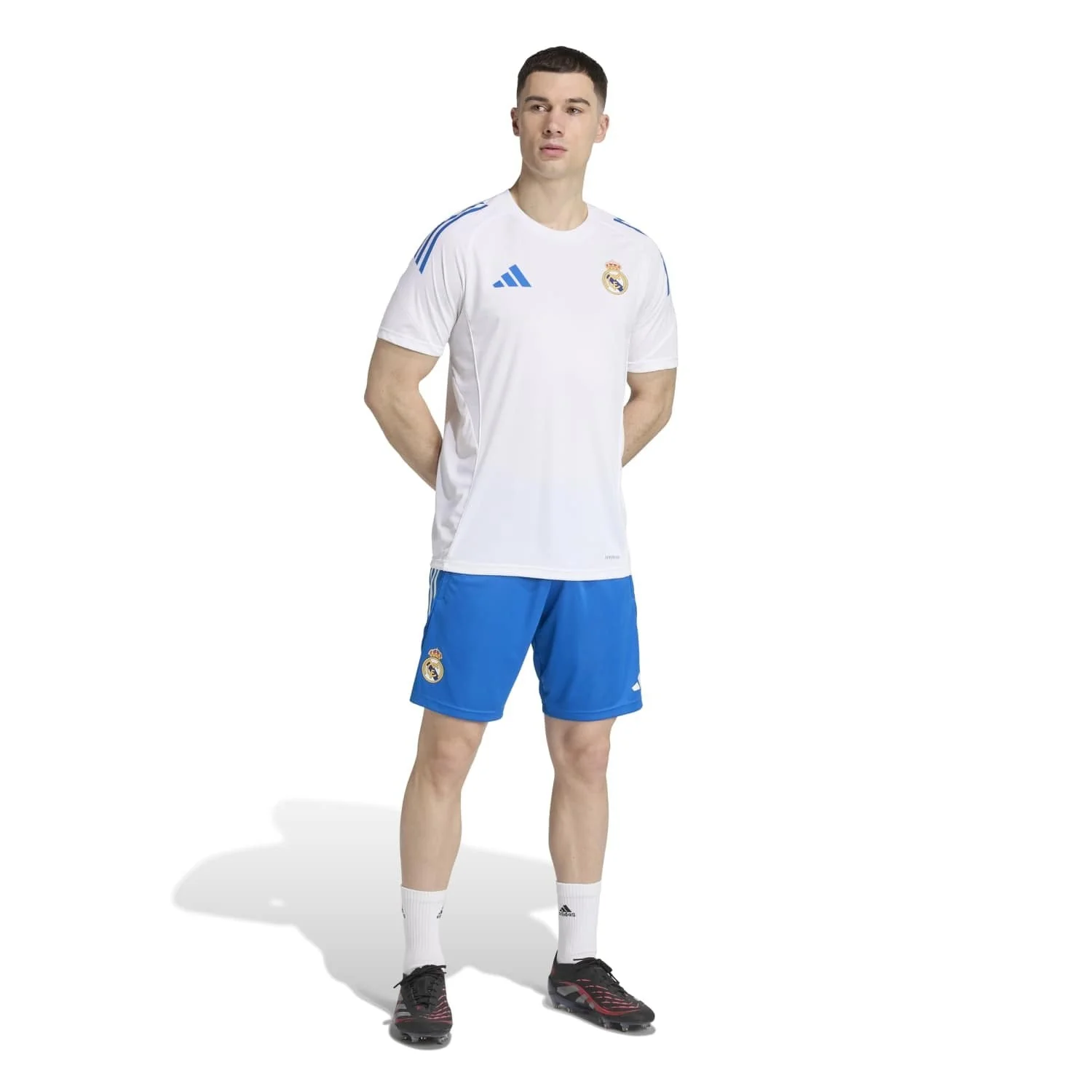 Mens adidas UCL Training Shorts 25/26 Blue - Image 2