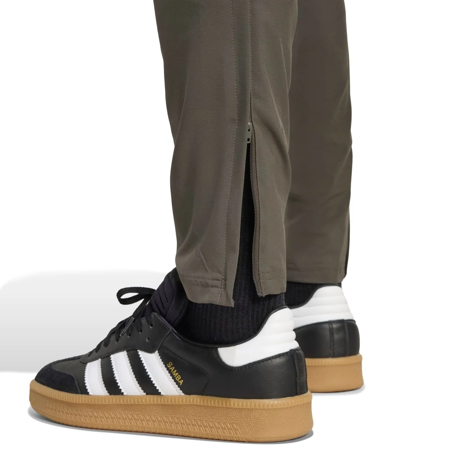 Mens Tiro Vis Tech Competition Trousers Grey/Lime Green - Image 3