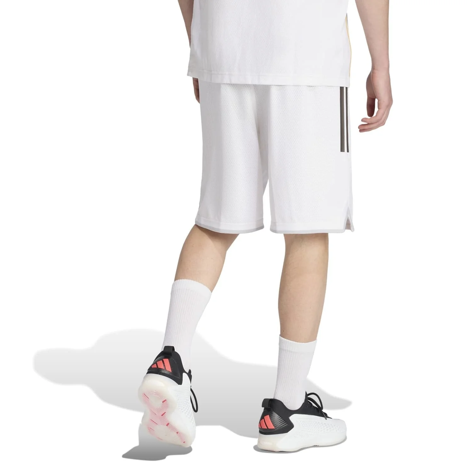 Mens Home Basketball Shorts 25/26 White - Image 5