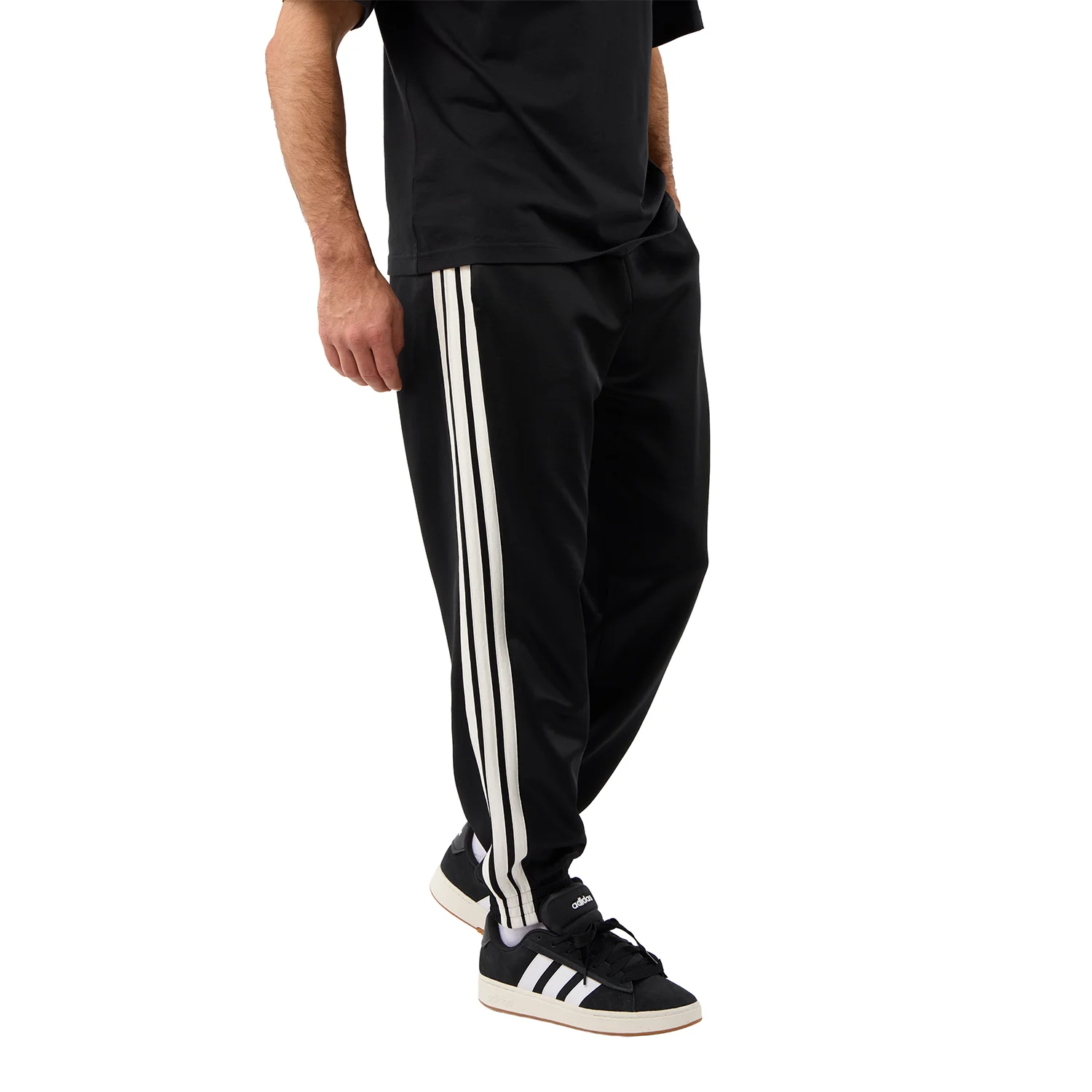 Mens adidas Stadium Tracksuit Pants Black - Image 4