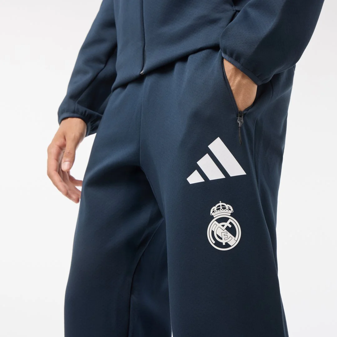 Mens Adidas Real Urban Trousers Navy - Image 5