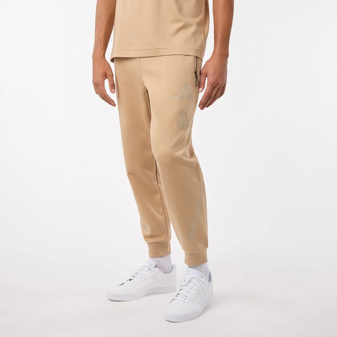 Mens Adidas Real Urban Trousers Beige - Image 6