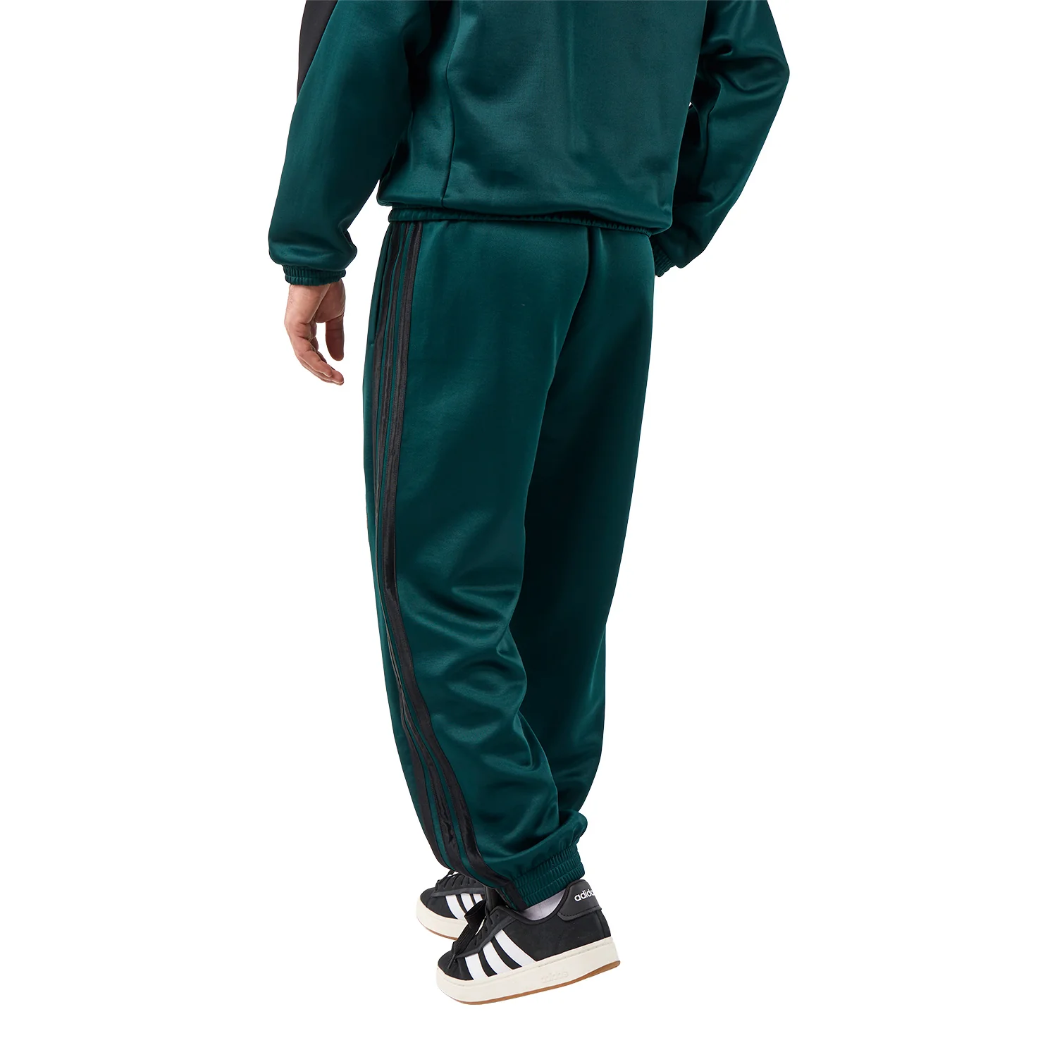 Mens adidas Stadium Tracksuit Pants Green - Image 6