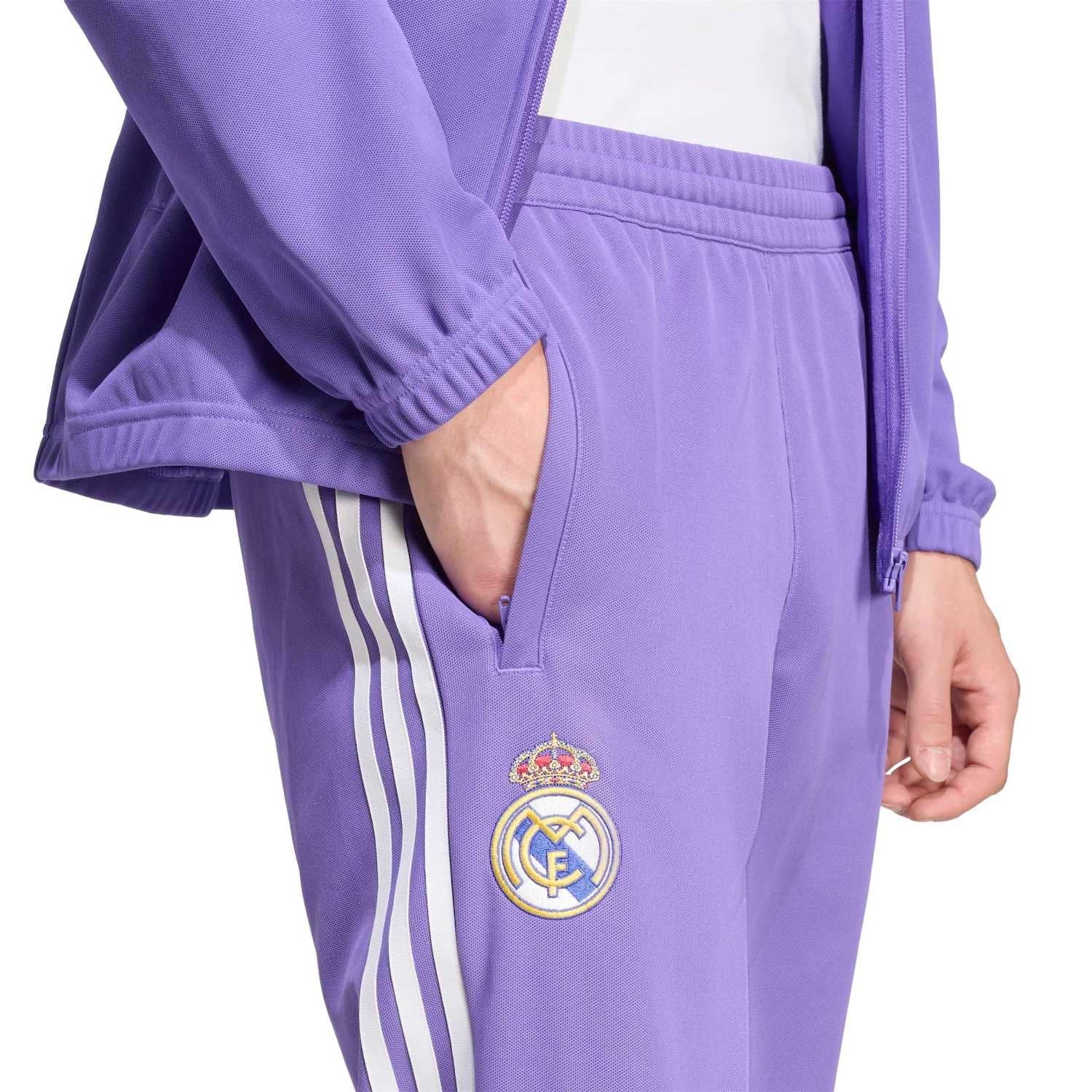 Mens adidas Originals LFSTLR Track Pants 25/26 Purple - Image 4