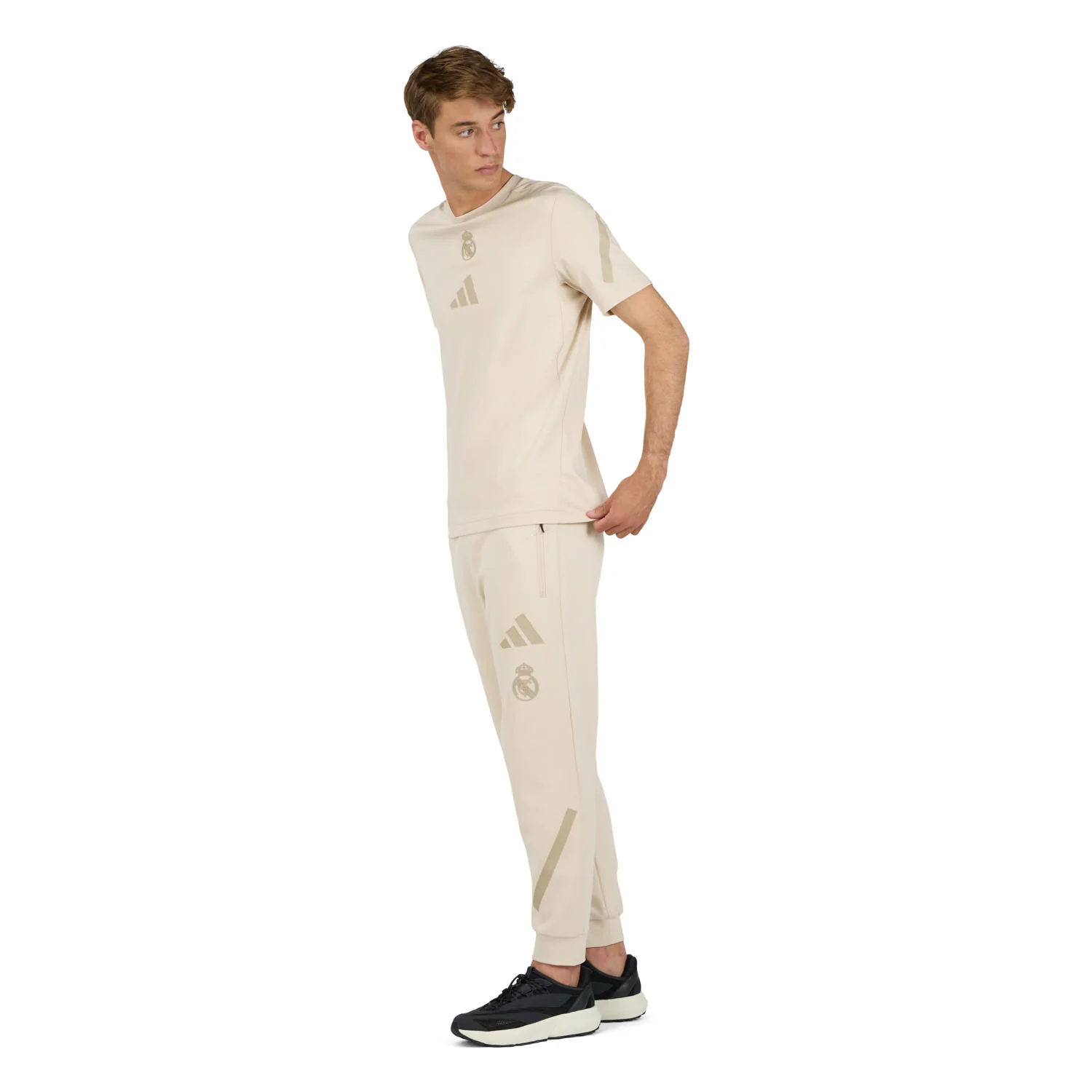 Mens adidas Real Urban Z.N.E. Pants Beige - Image 4