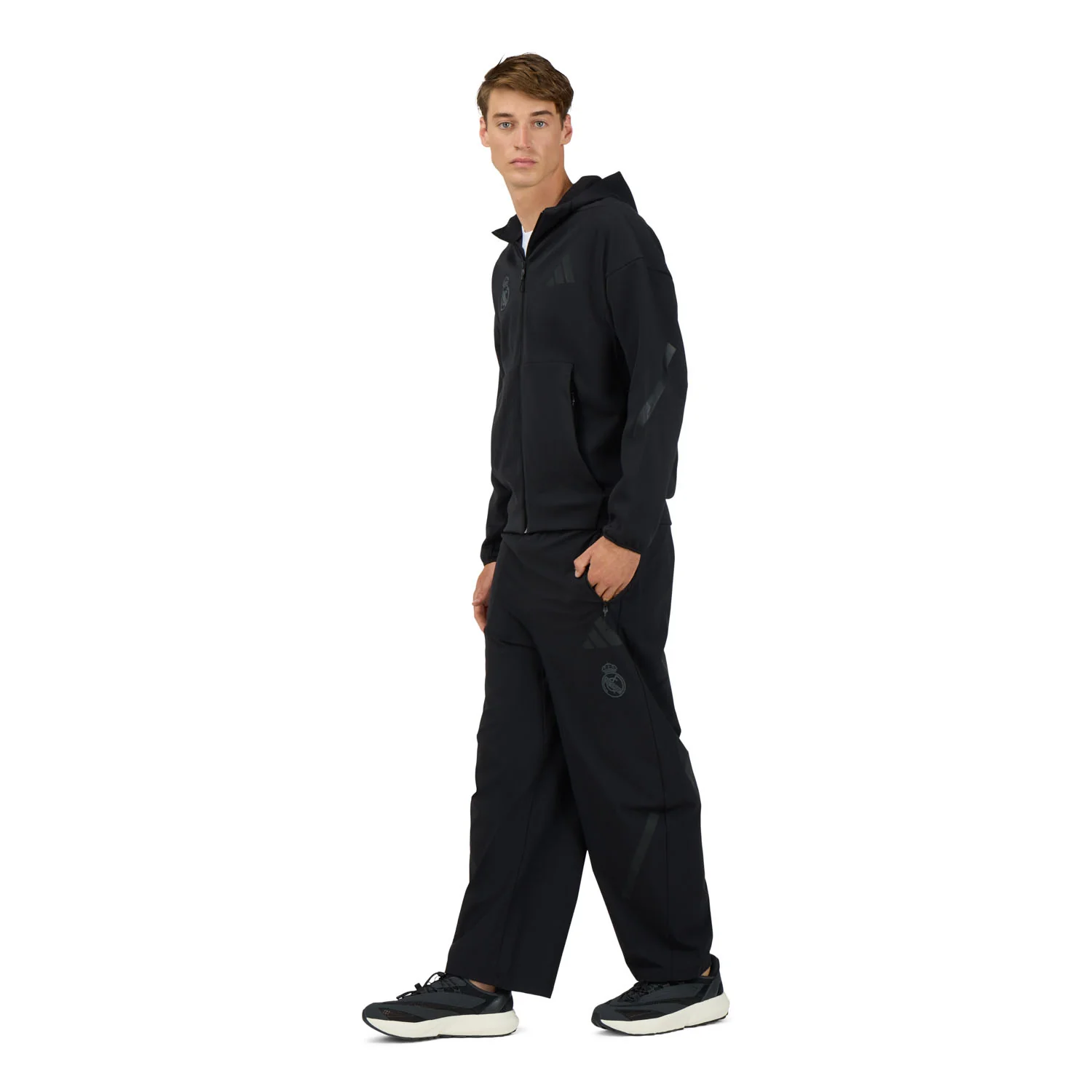 Mens adidas Real Urban Z.N.E. Woven Pants Black - Image 4