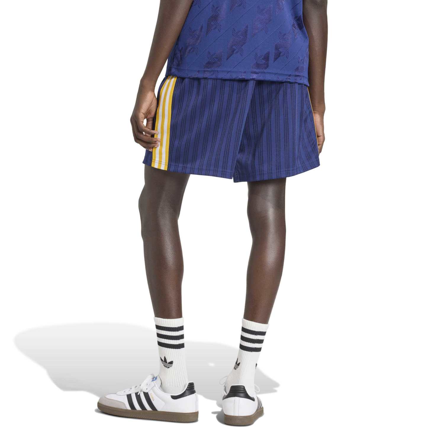 Mens Shorts adidas Originals 25/26 Navy Blue - Image 4