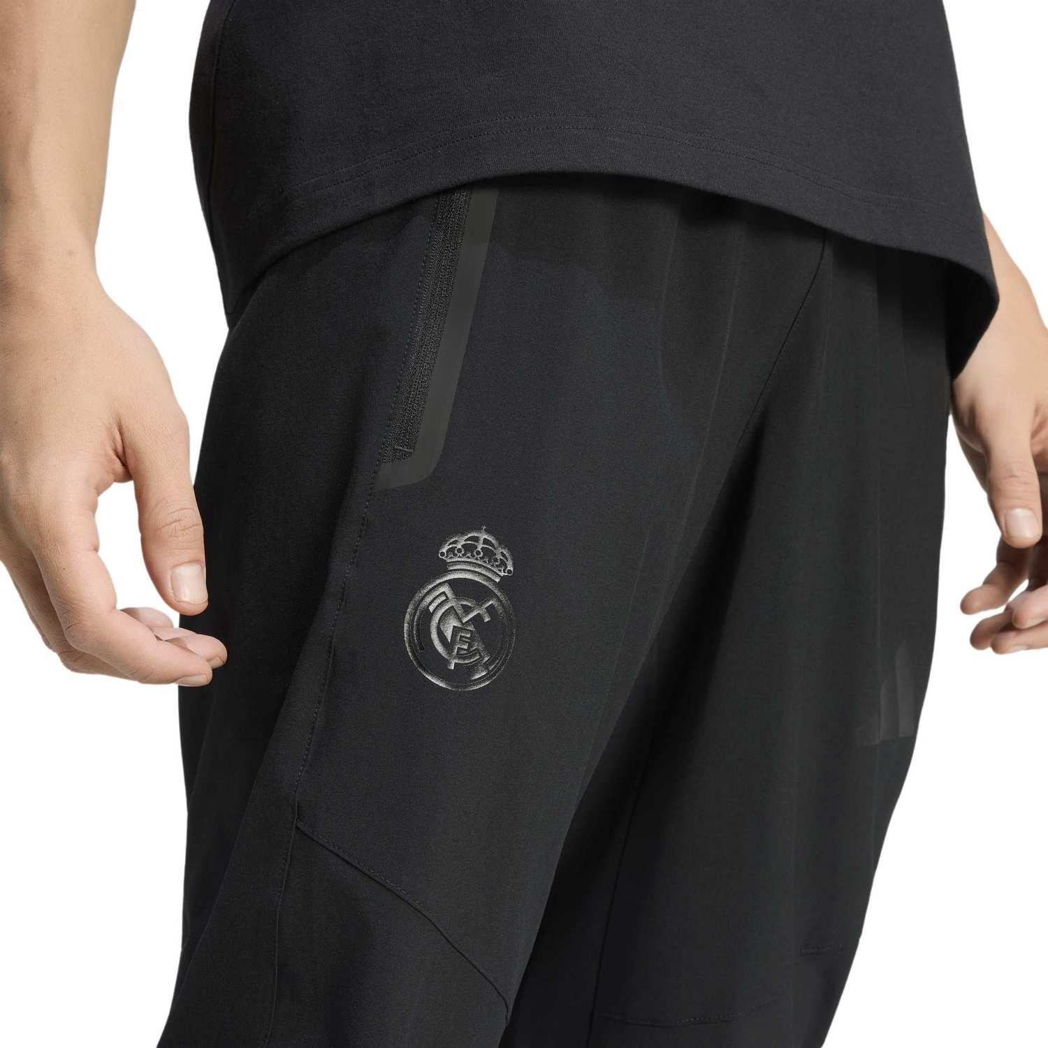 Mens adidas Tiro Travel 25/26 Black Pants - Image 5