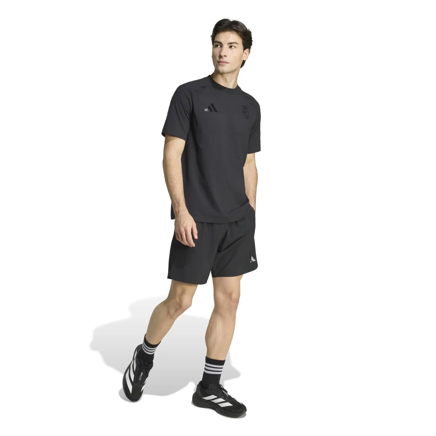 Mens adidas Tiro Travel 25/26 Black Shorts - Image 4