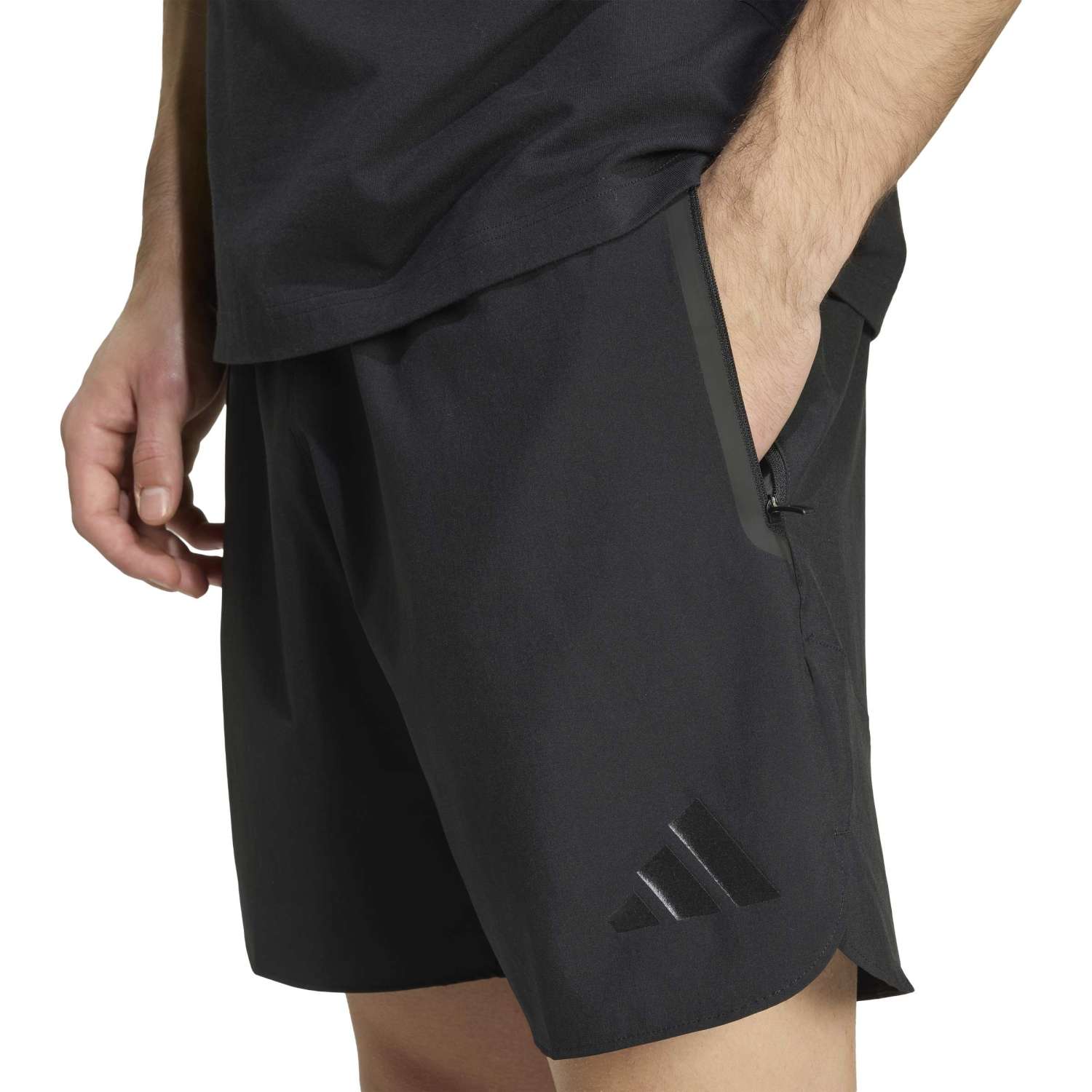 Mens adidas Tiro Travel 25/26 Black Shorts - Image 7
